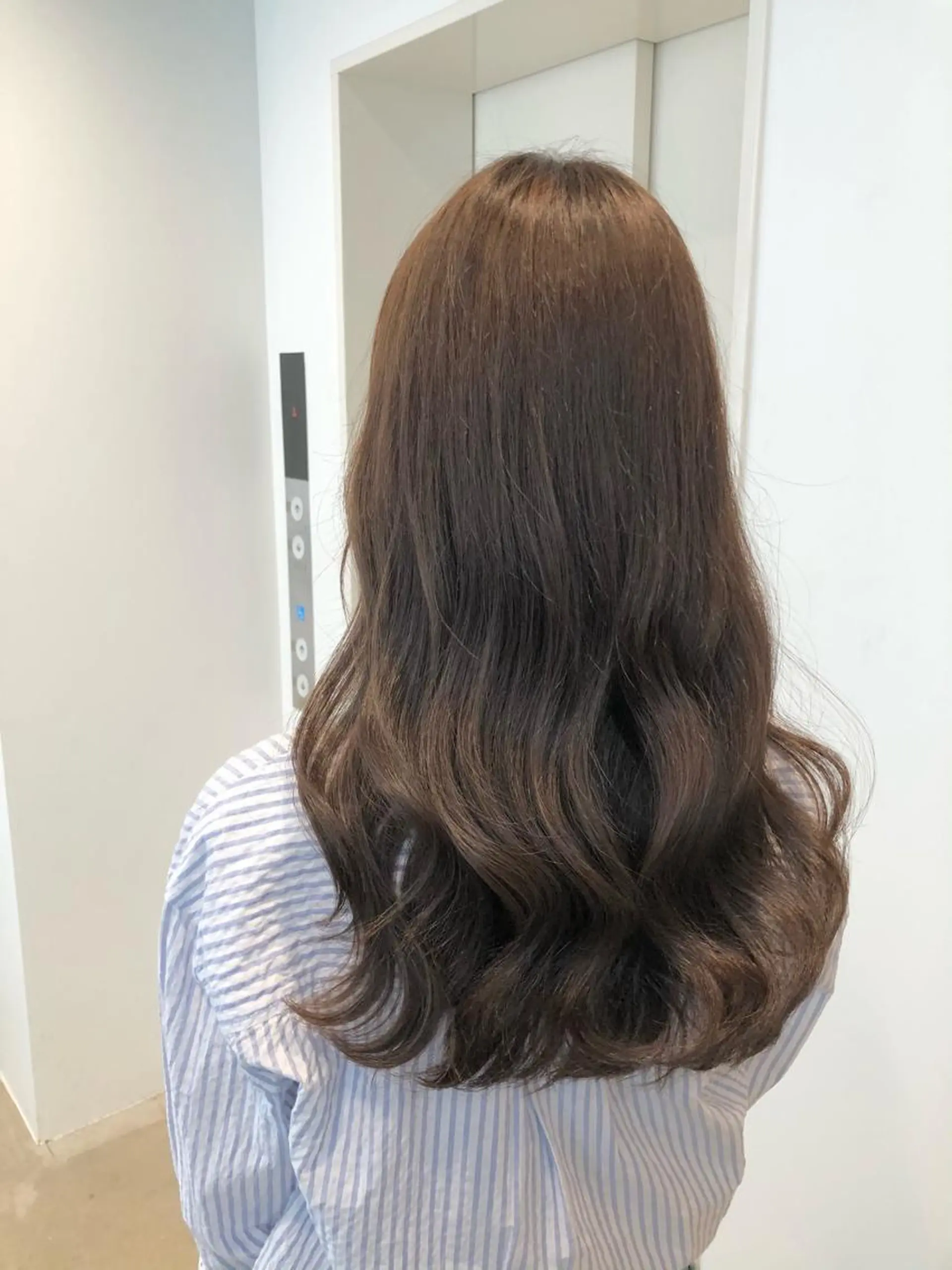 ロング 顔周りカット ヨシンモリ 韓国風ヘア レイヤーカット カット ヘアカラー トリートメント ✨上品可愛い 垢抜けヘア/後藤✨のヘアスタイル