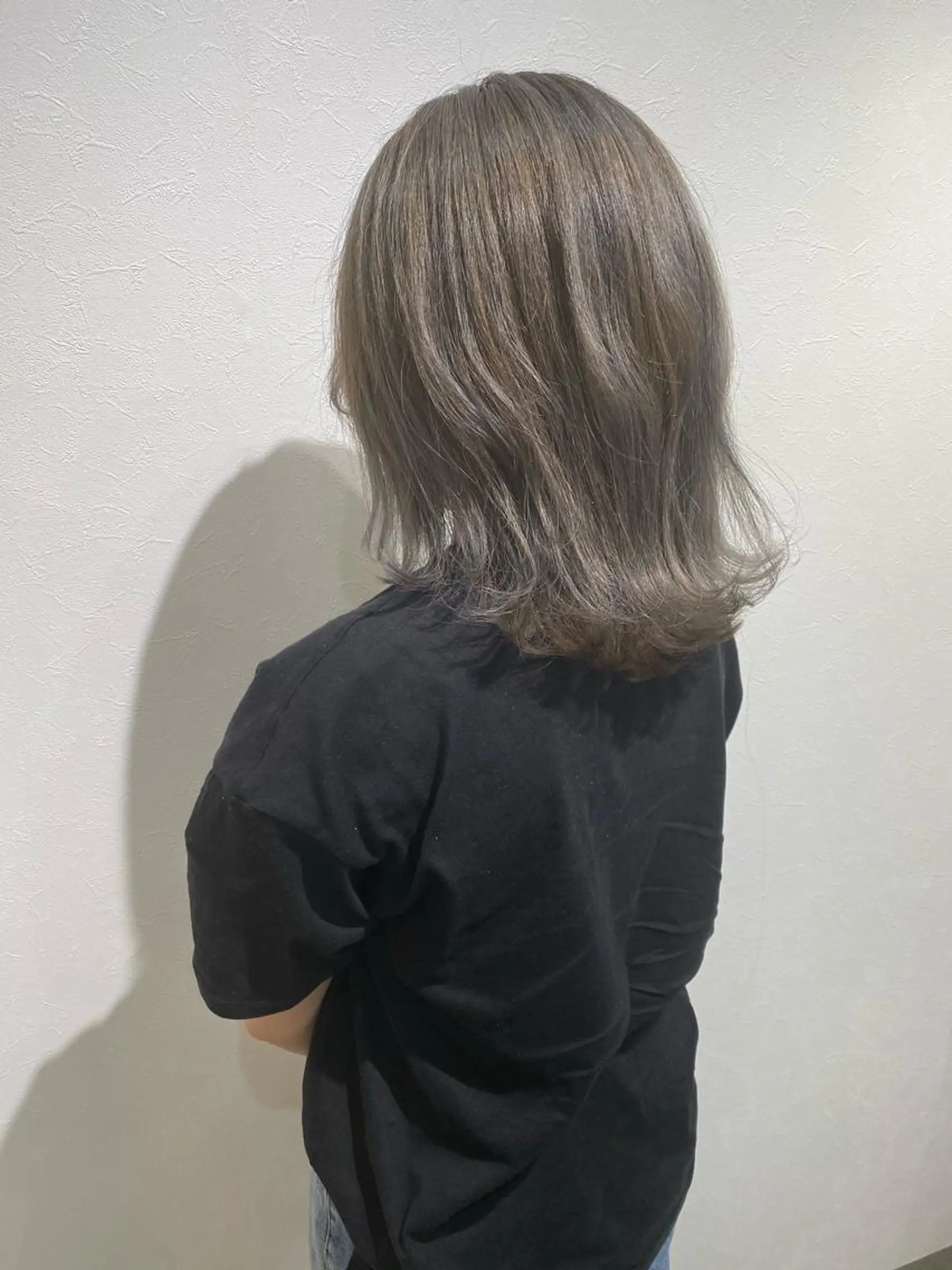 ミディアム カラー 坂井田 浩樹のヘアスタイル