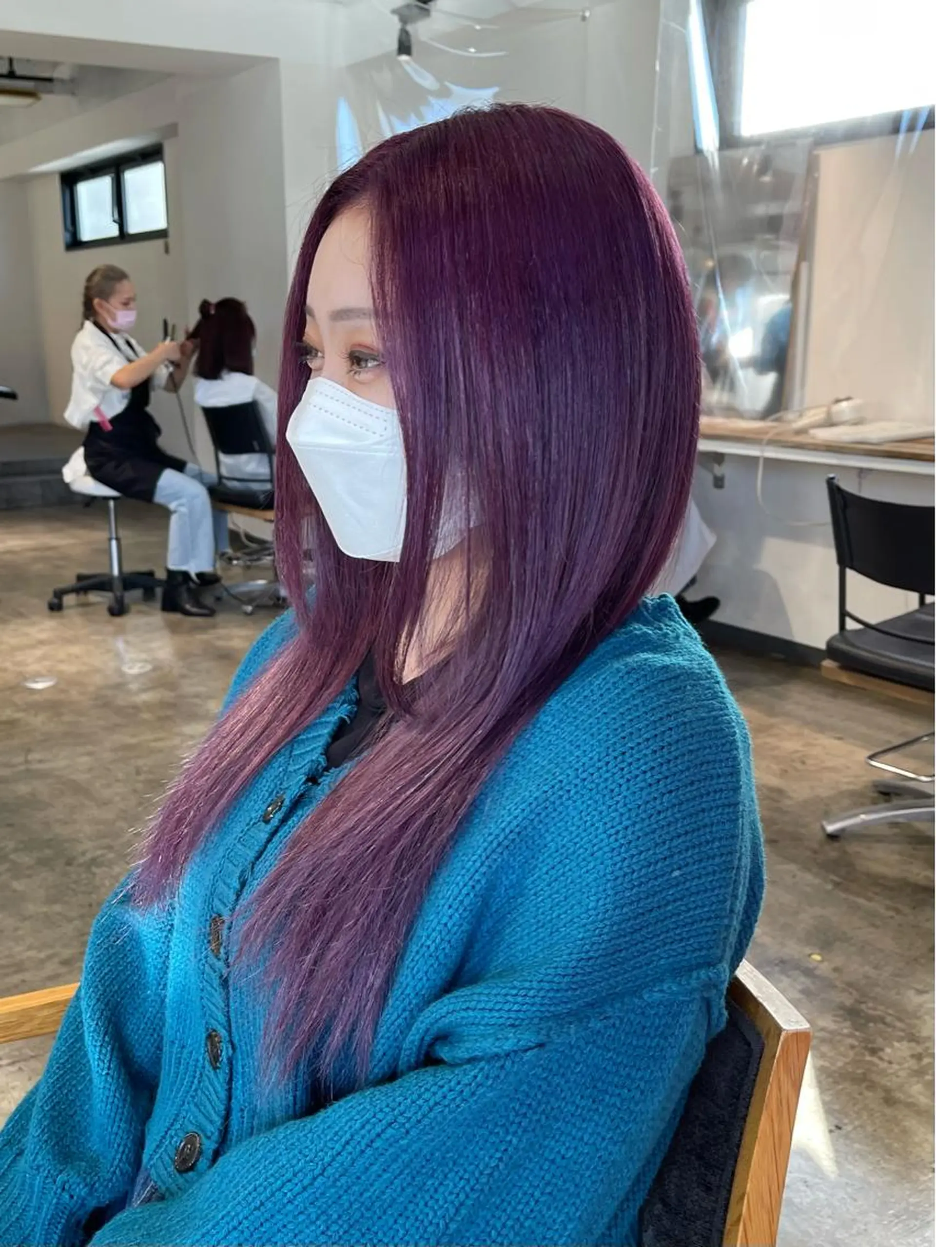 ロング 外国人風カラー ハイライト レイヤーカット 似合わせカット ウルフカット メンズケアブリーチ 特化🔥村田のヘアスタイル