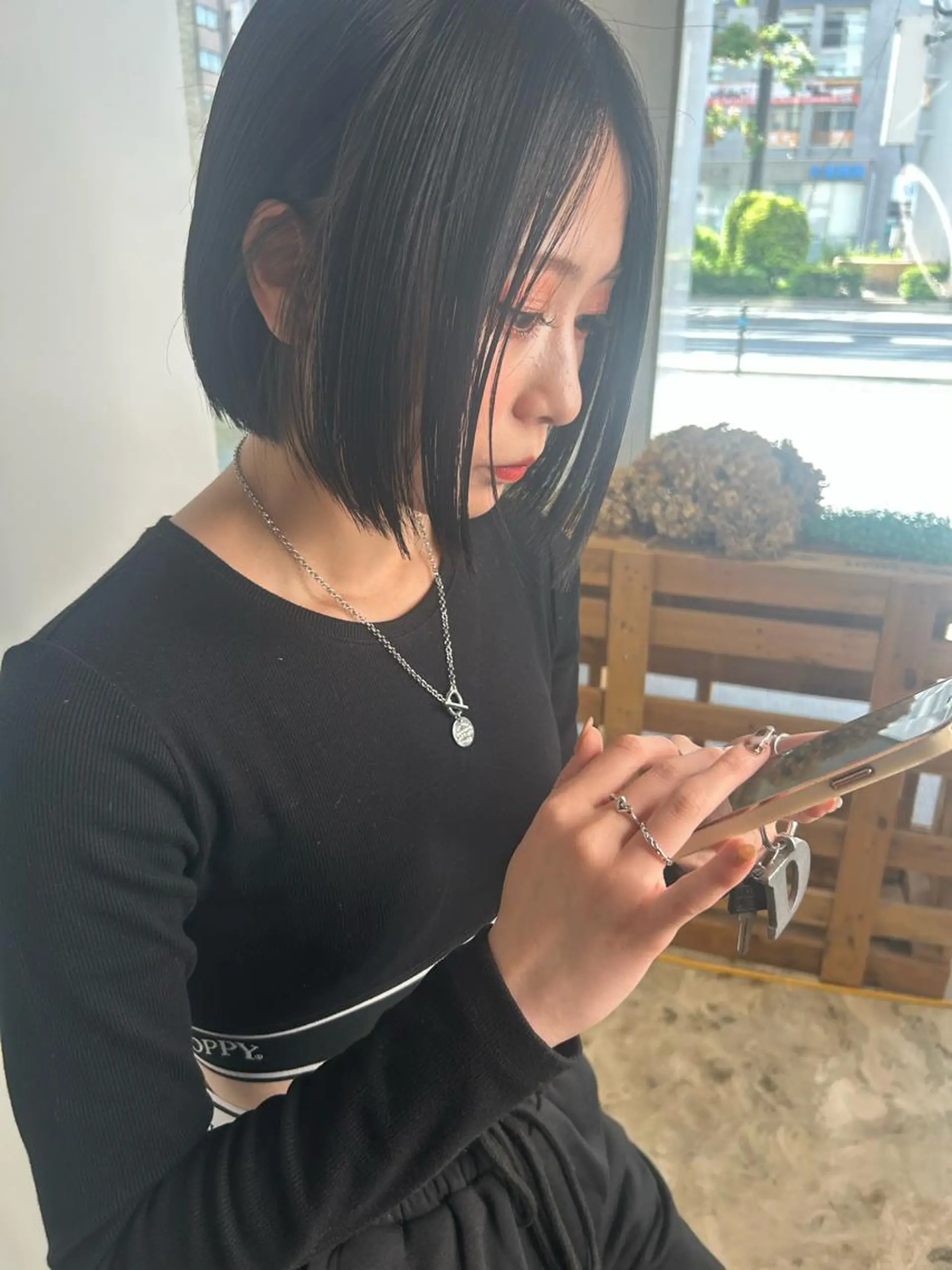 ショート ボブ 小倉/レイヤー/ 顔周りカット/naoのヘアスタイル