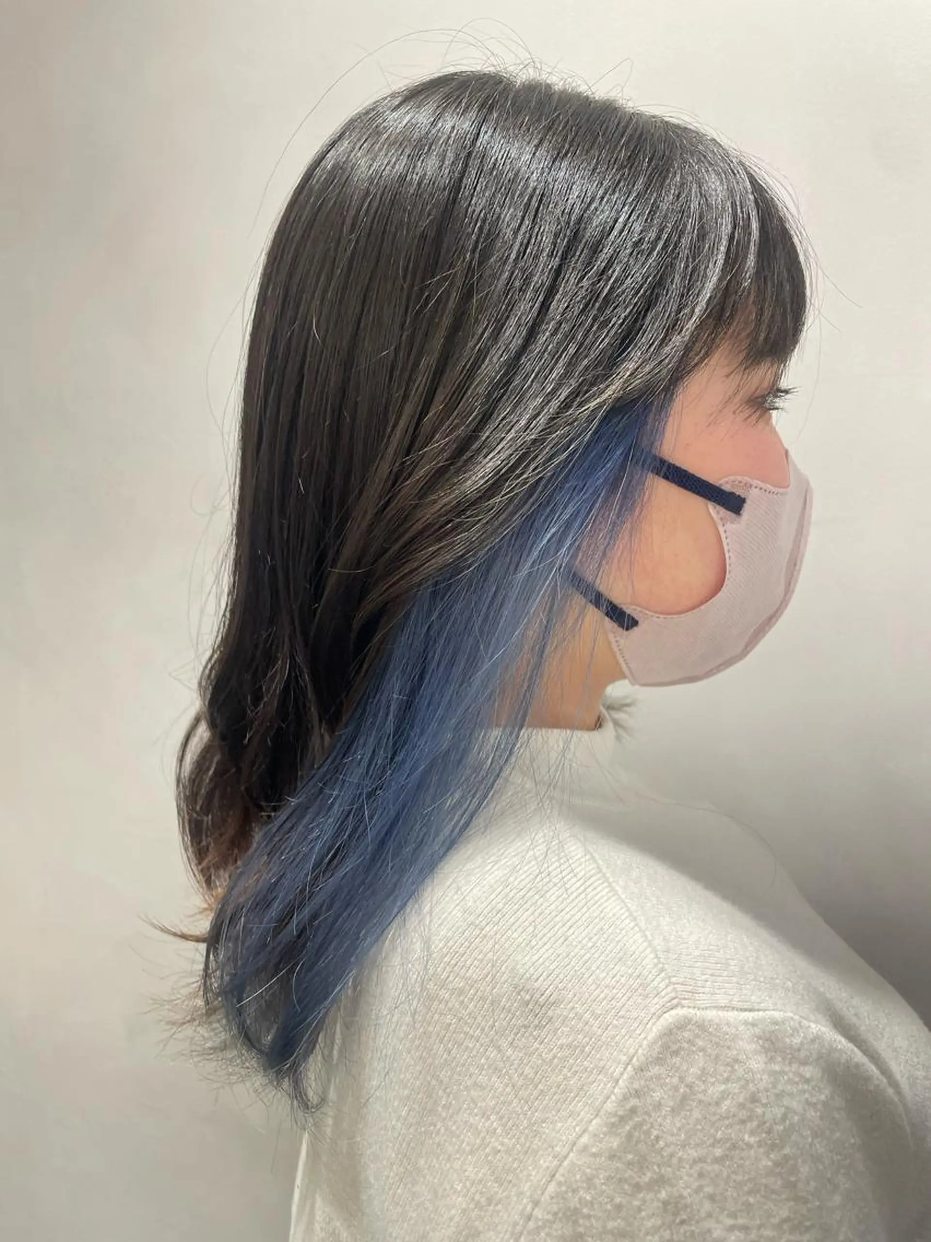 ミディアム カラー インナーカラー レイヤー♡ 石川優奈のヘアスタイル