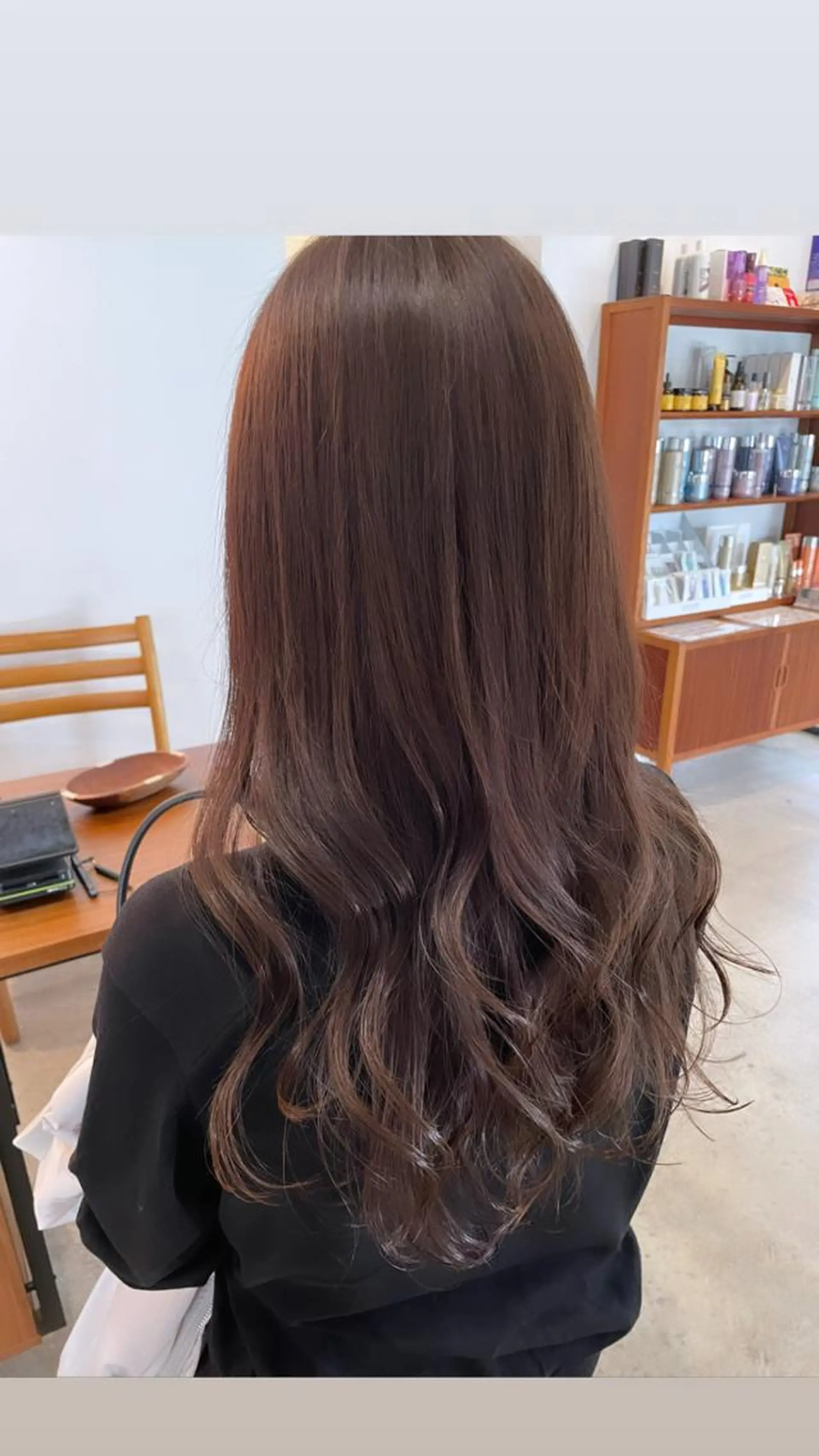ロング カラー ヘアアレンジ ブリーチ ダブルカラー グレージュ ブリーチなしカラー トリートメント REONA🪽✨薬院 レイヤーカット🫧のヘアスタイル