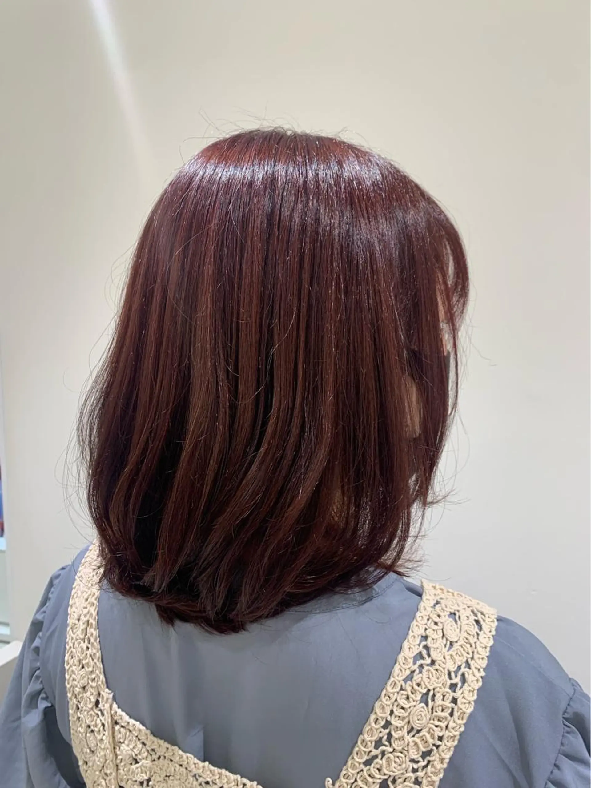 ミディアム カラー ベージュカラー イルミナカラー ピンクカラー ピンクベージュ 【メンズ縮毛矯正/ Ryokaのヘアスタイル