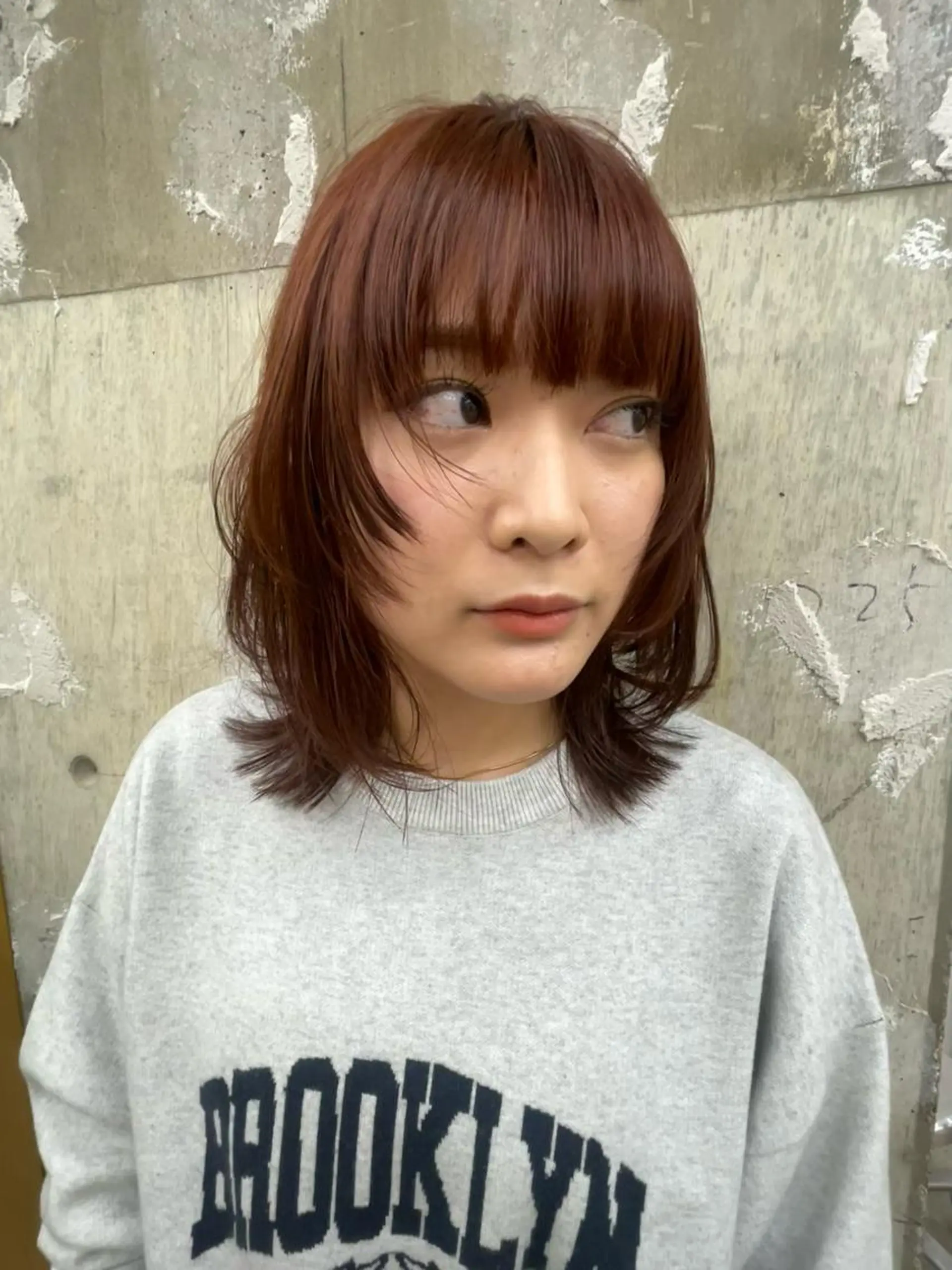 ミディアム 垢抜けボブ/SAHO /OAK溝の口のヘアスタイル