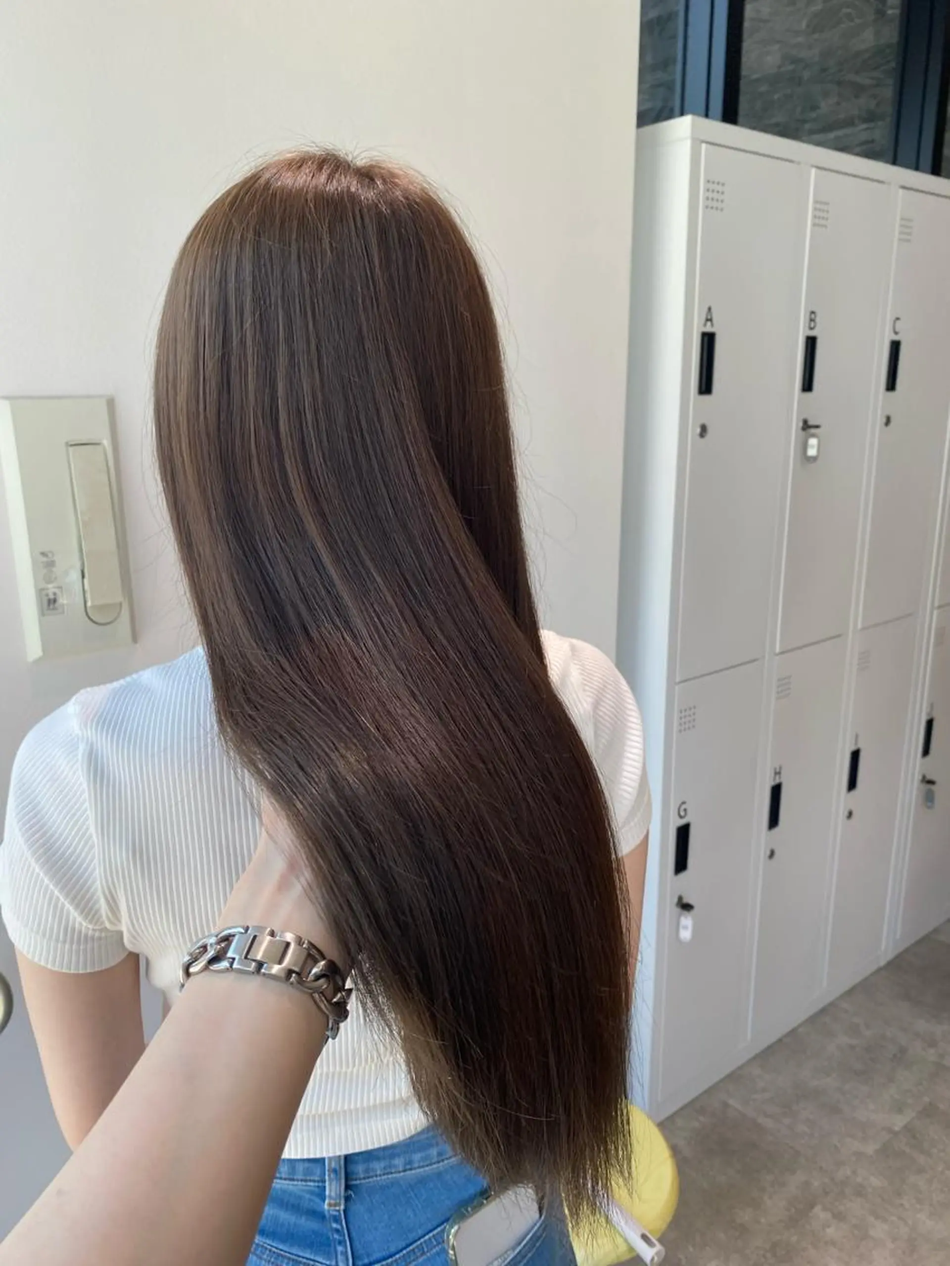 カラー アッシュ ベージュカラー ヘアカラー トリートメント オスズ 🎀´-のヘアスタイル