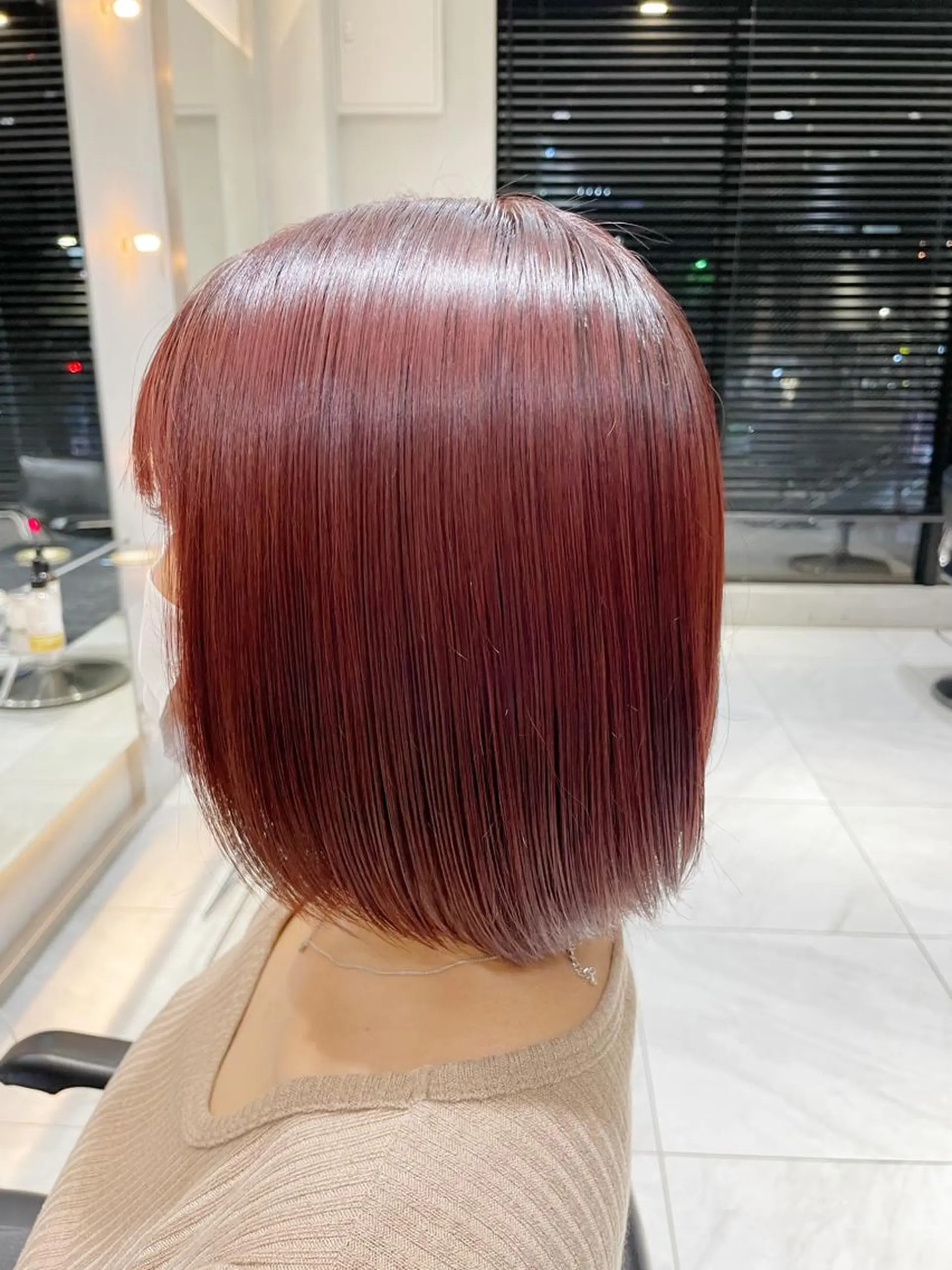 ショート カラー ヘアアレンジ 艶髪/レイヤーカット 🐣misakiのヘアスタイル