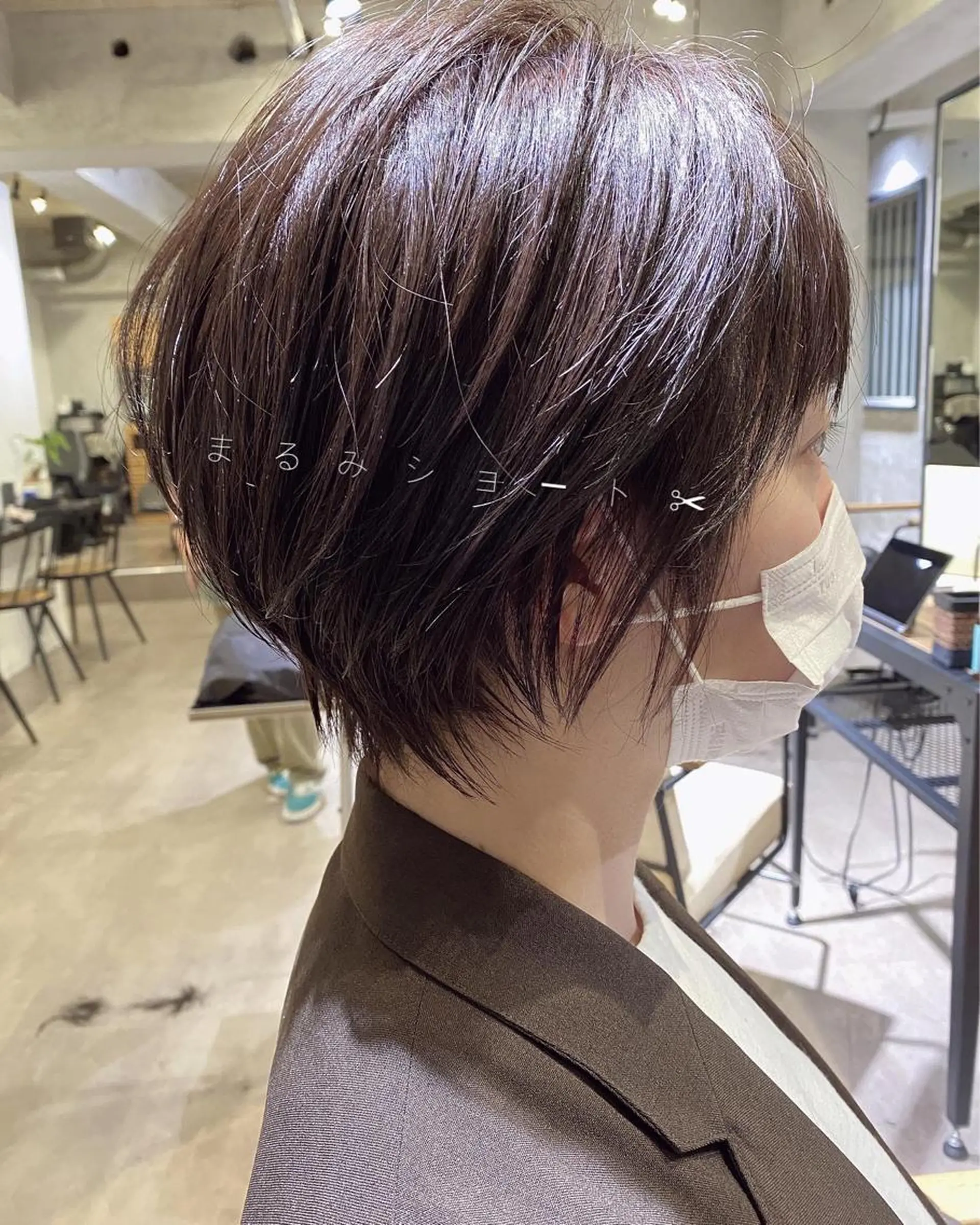 ショート カラー 丸みショート ショートヘア &グループ代表取締役 KOHEIのヘアスタイル