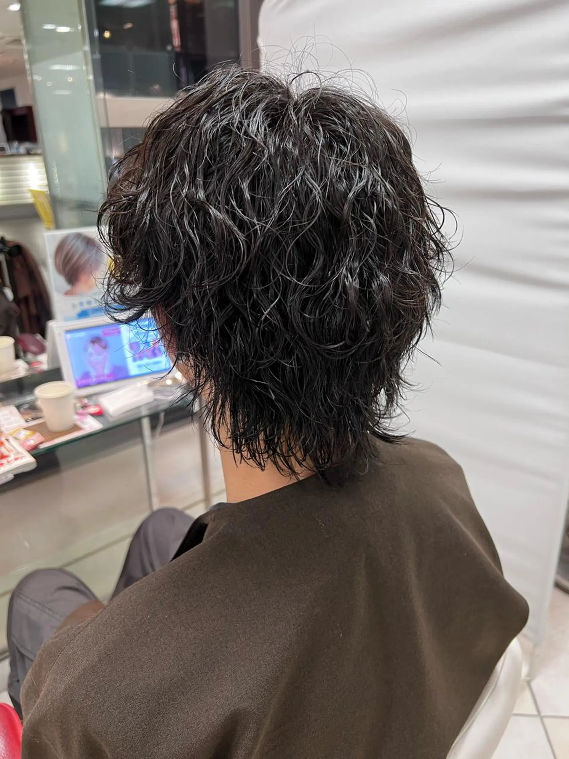 パーマ メンズ メンズパーマ 波巻きパーマ 髪質改善/艶カラー TSUBASAのヘアスタイル