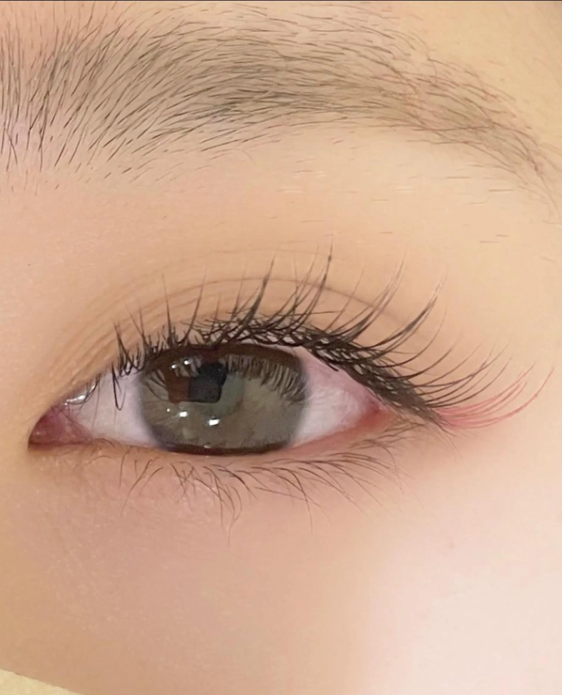 マツエク・マツパ 🌷韓国顔周りカット ×艶カラーaki🌷のヘアスタイル