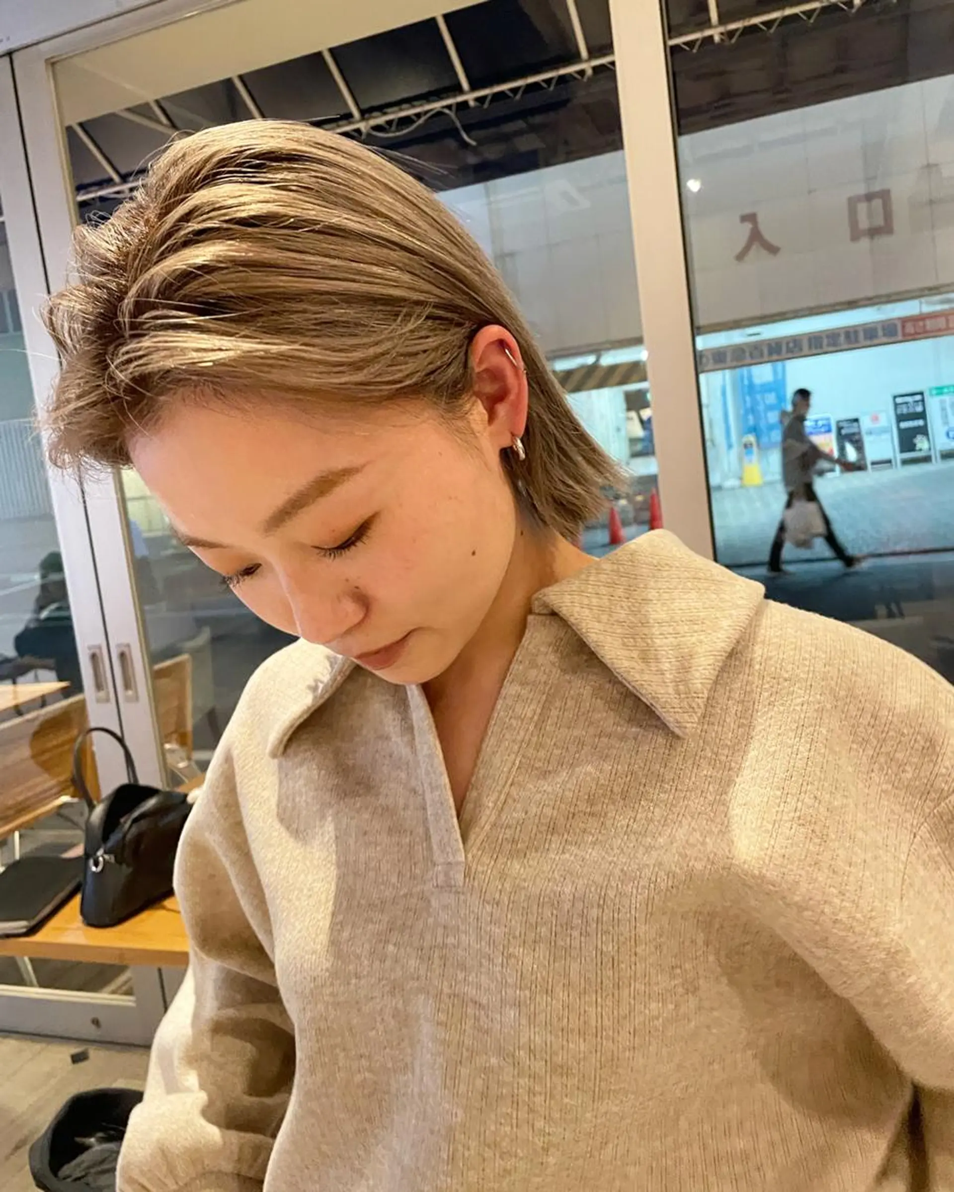 ロング カラー パーマ 上福大翔 【美髪縮毛矯正】のヘアスタイル