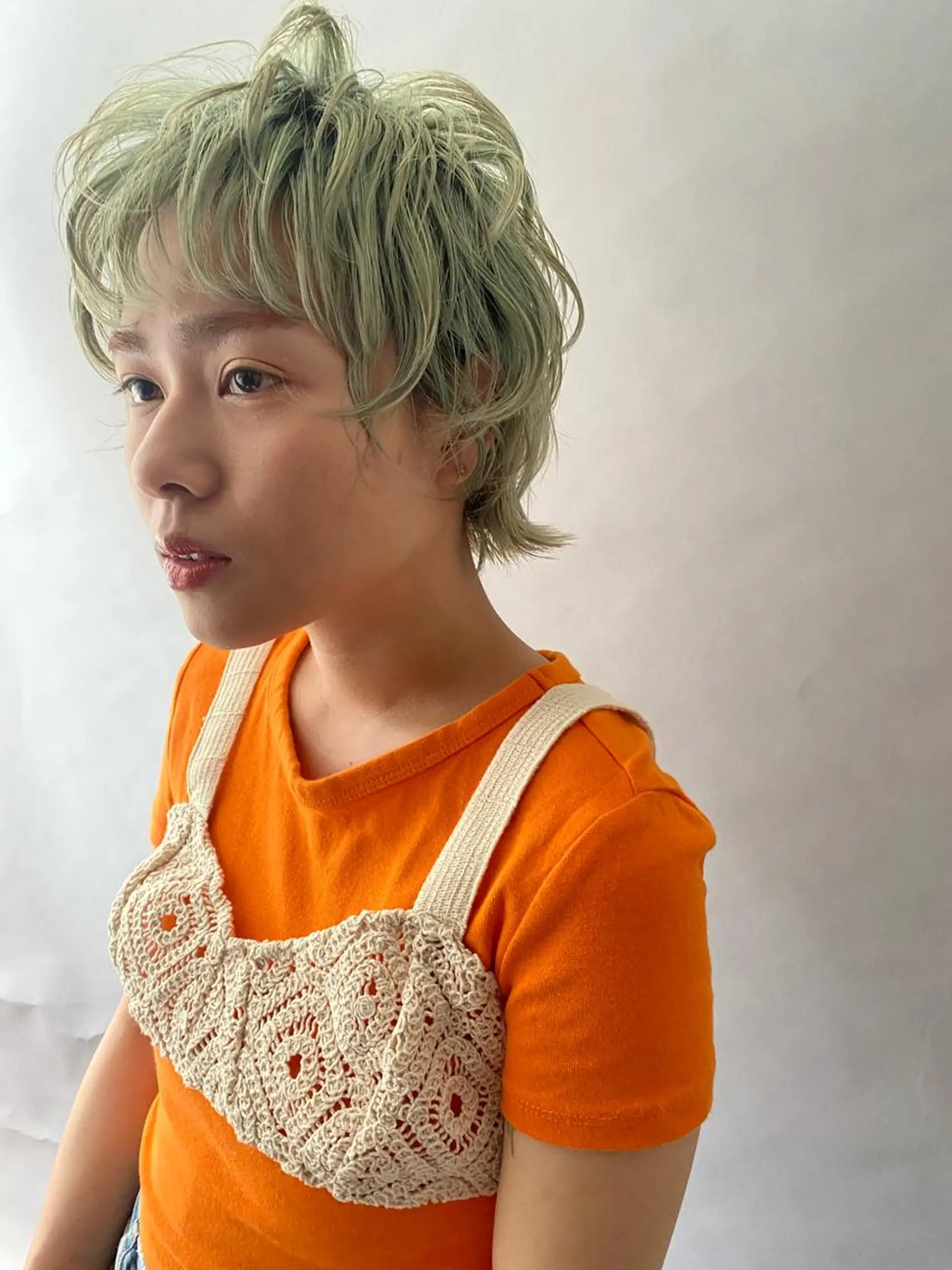 ショート ヘアカラー ヒラカホ/ ブリーチ/似合わせのヘアスタイル