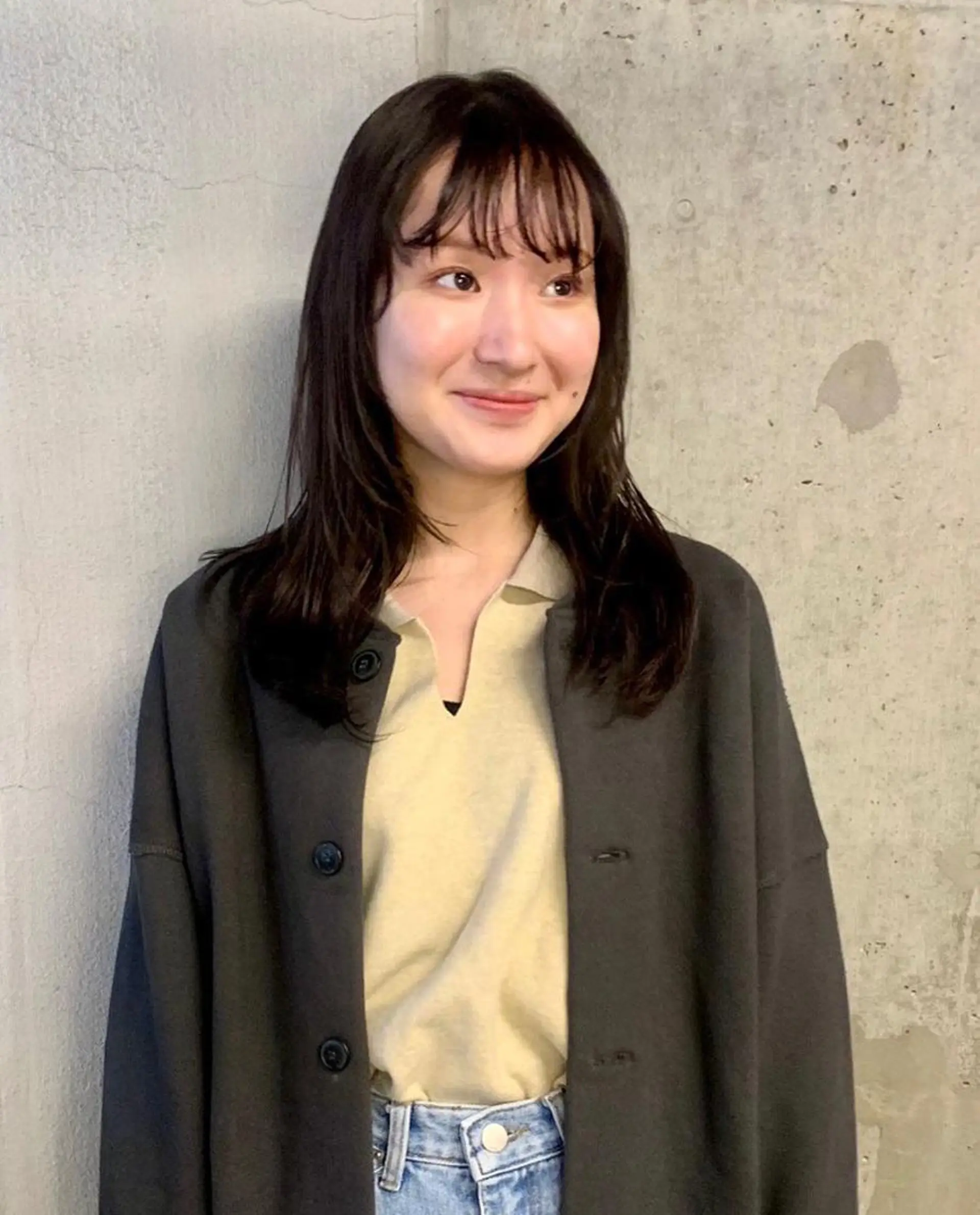 ロング カラー レイヤーカット/艶髪 /ストレート/リクトのヘアスタイル