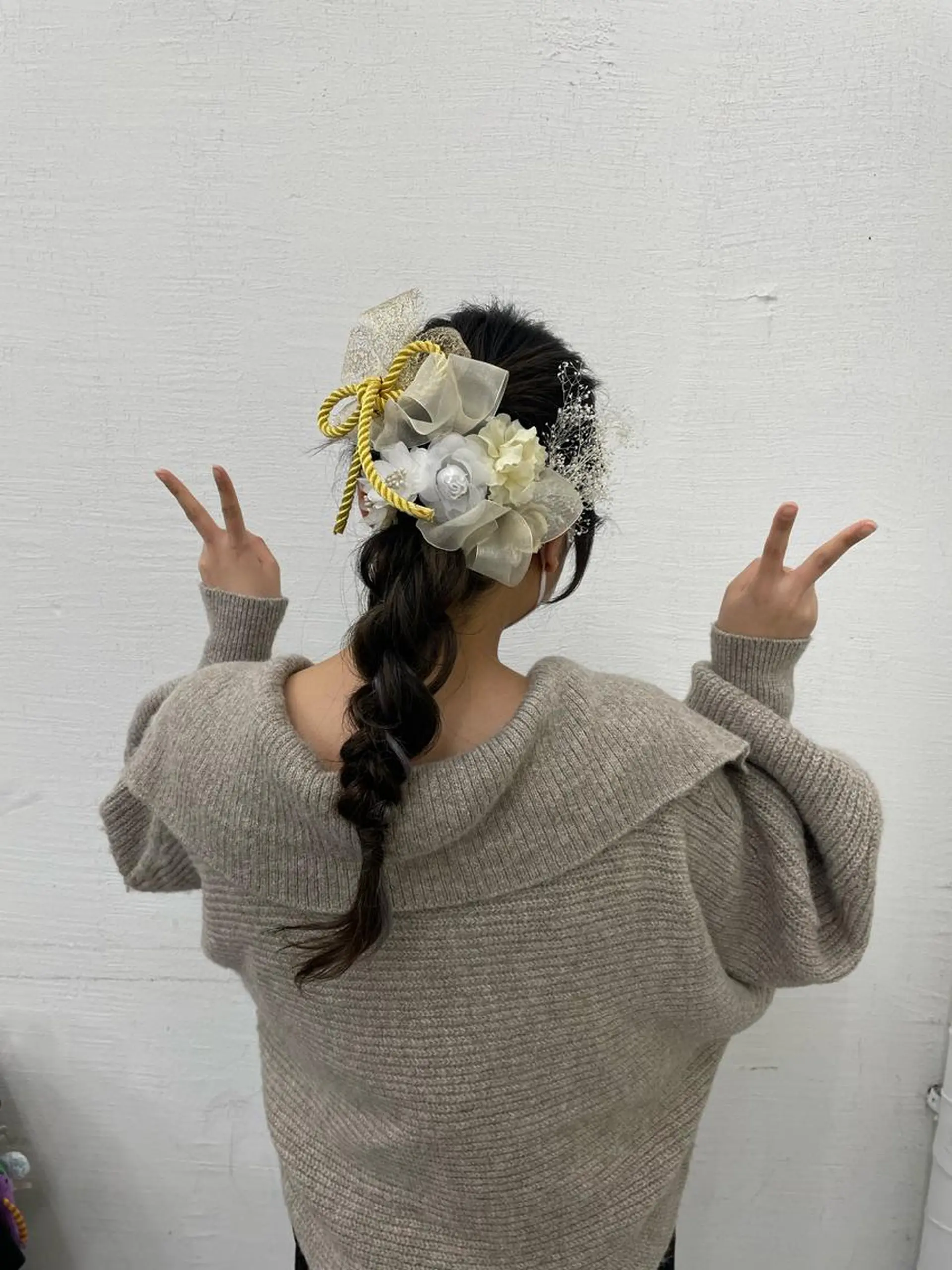 ロング 卒業式のヘアスタイル 学生 韓国風ヘア ロング 着付け 当日予約大歓迎💕/ Chisatoのその他イメージ