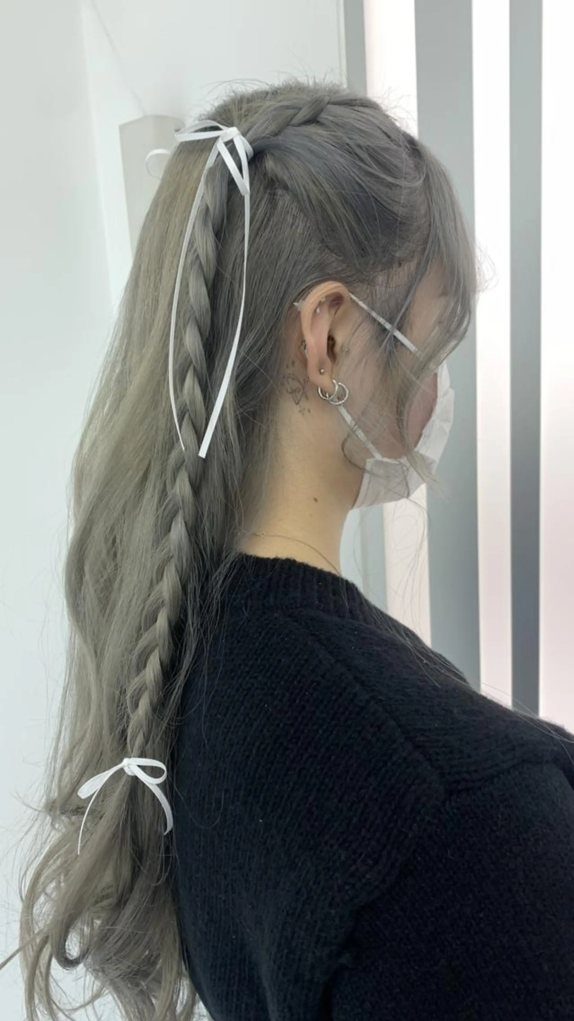 ヘアアレンジ ヘアセット ❄️透明感カラー❄️ メンズ✂️TOWAのヘアスタイル