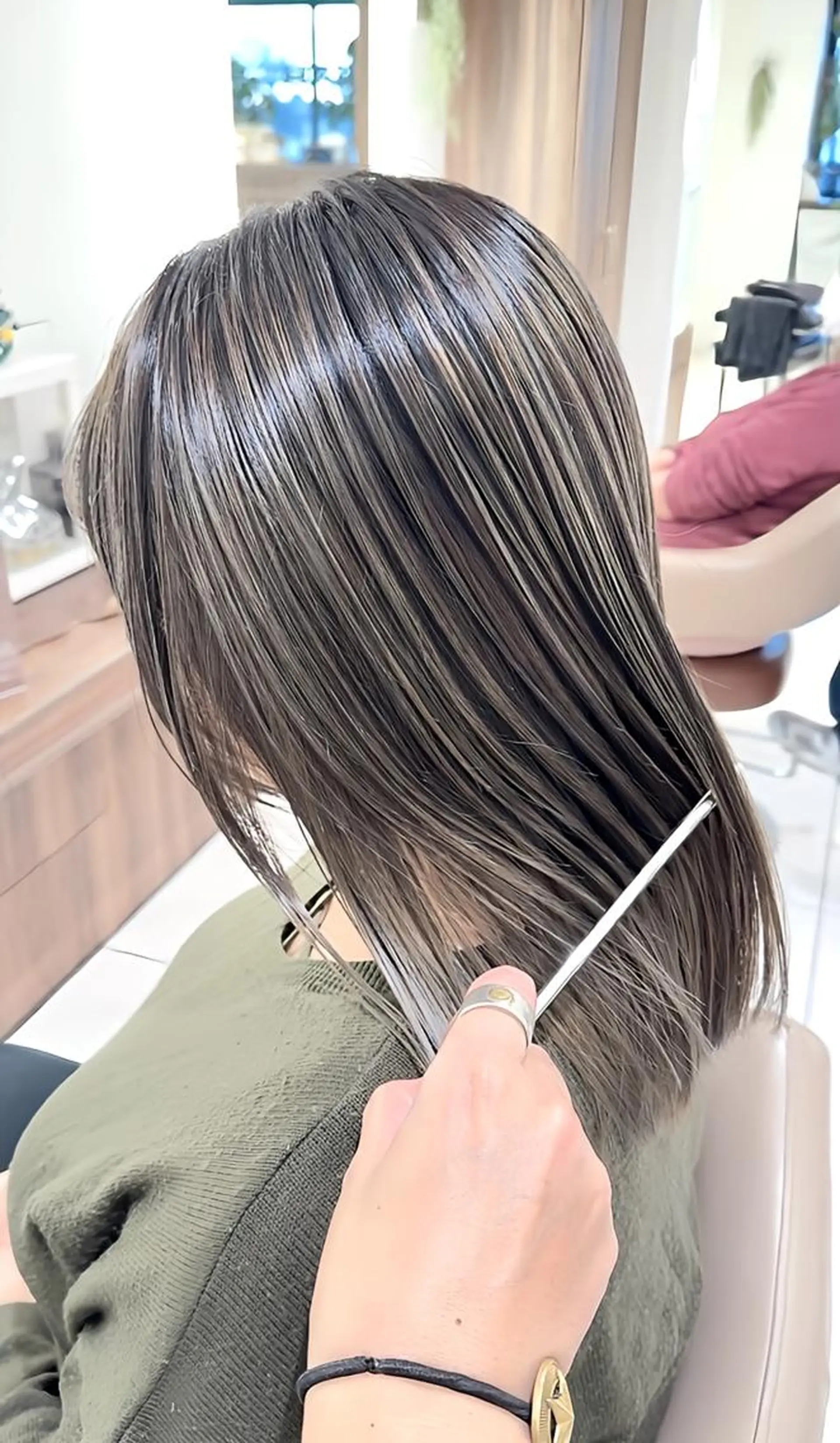 カラー ロング バレイヤージュ 髪質改善 レイヤーカット ヘアカラー トリートメント 大宮/バレイヤージュ 髪質改善/澤田隆誠のヘアスタイル