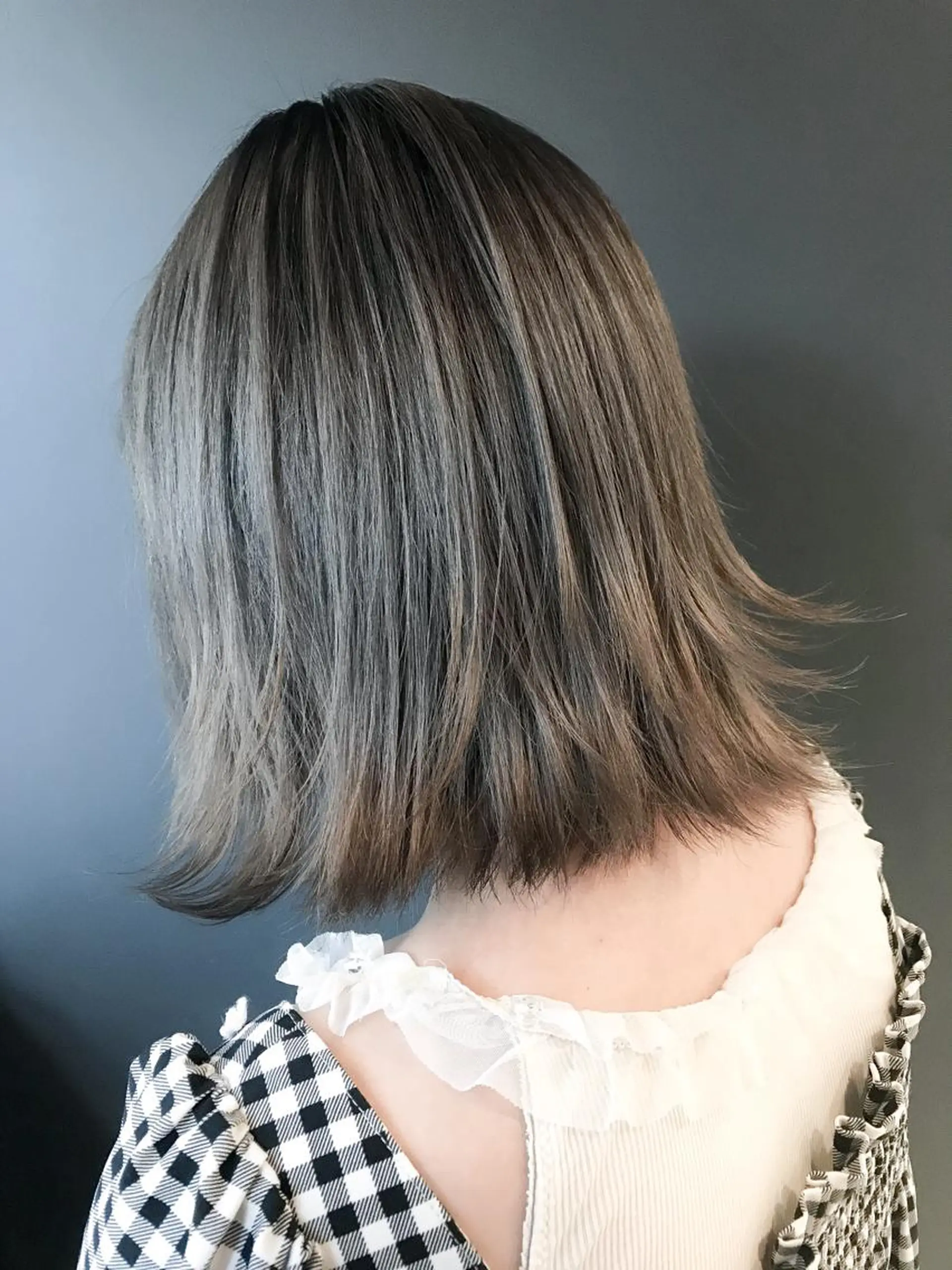 ショート カラー ブリーチ 透明感カラー ヘアカラー BOX mico.のヘアスタイル