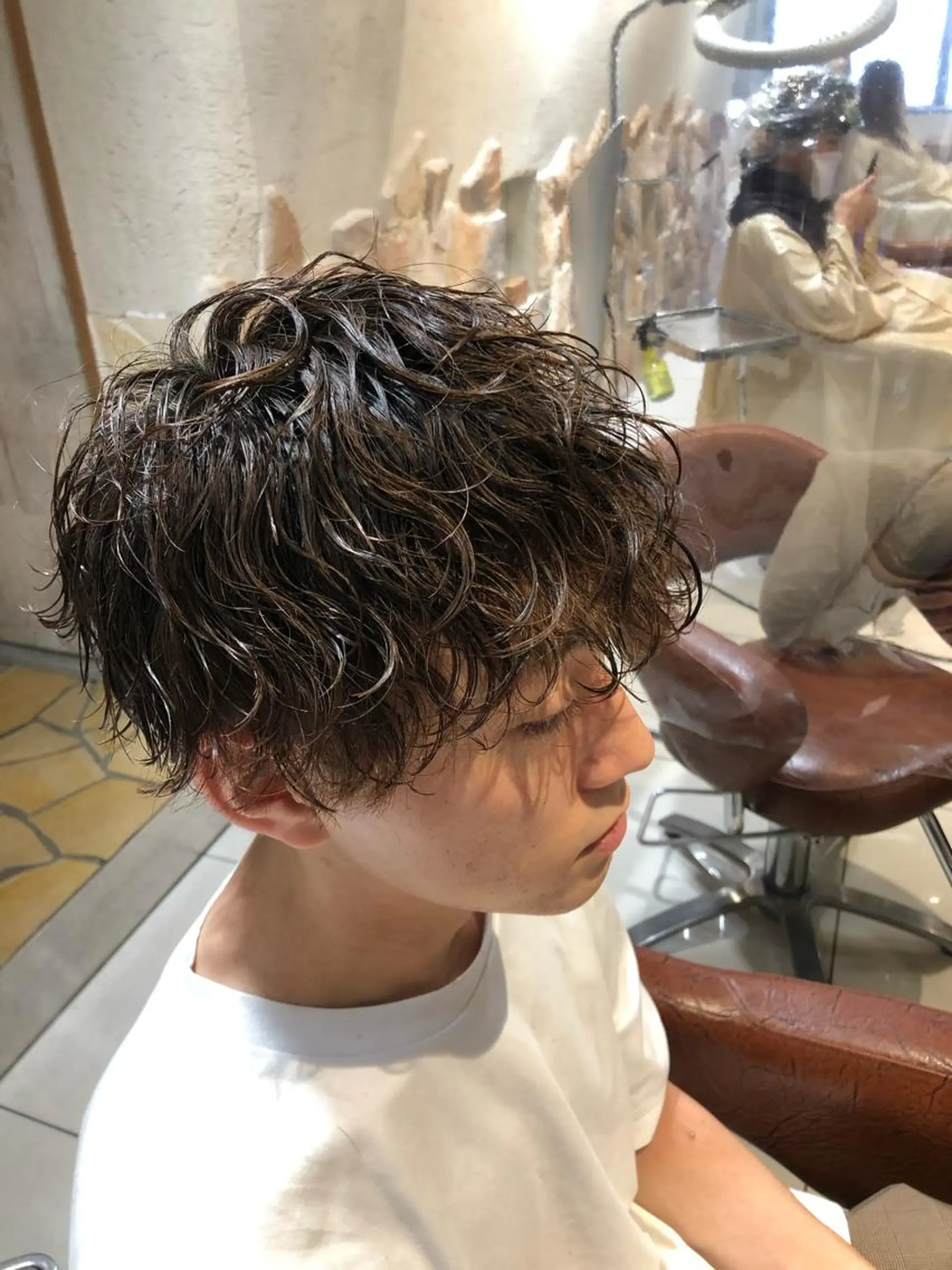 パーマ メンズ 大人メンズヘア アドバイザーkaiのヘアスタイル