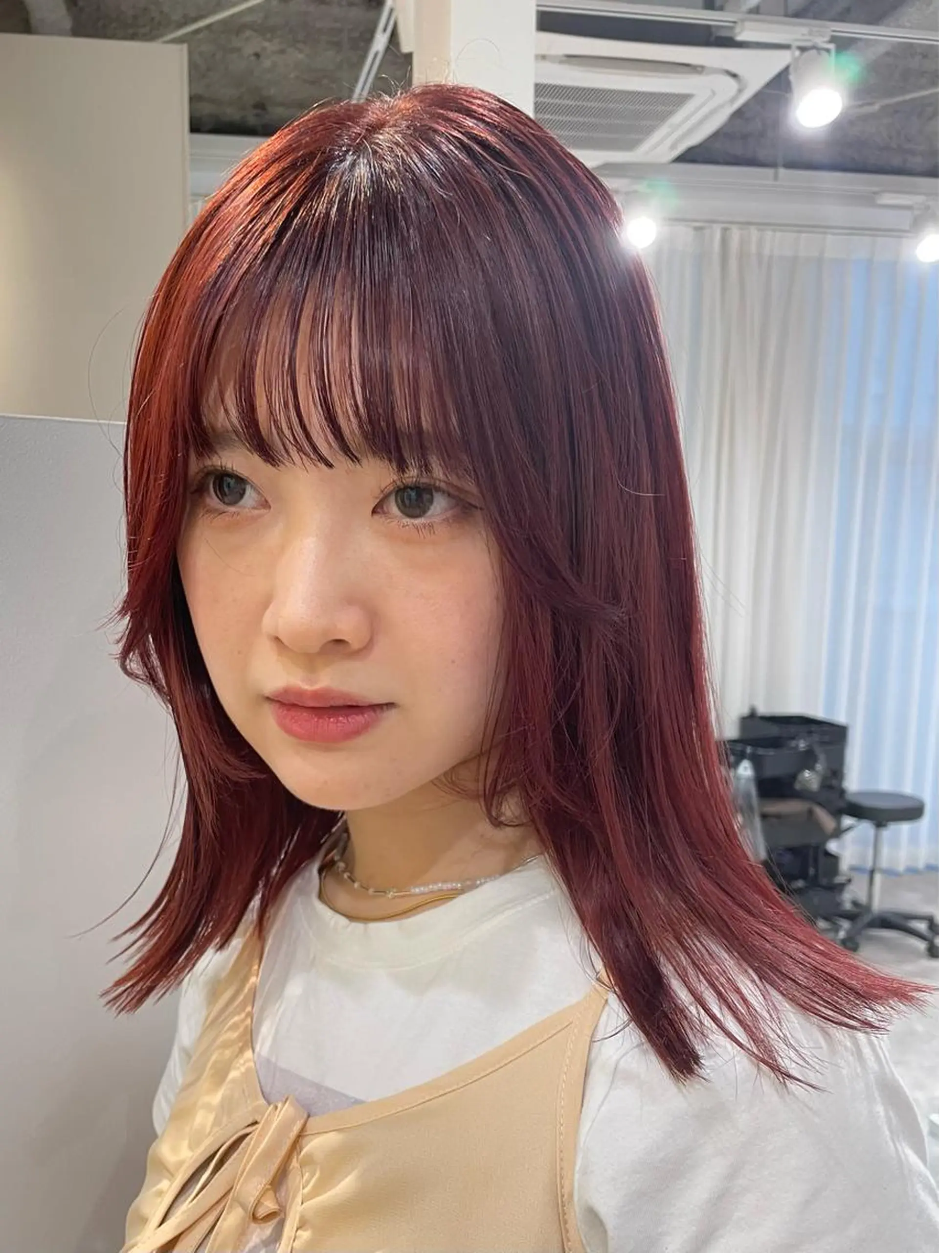 ミディアム カラー ♡kyoka /  uyu♡のヘアスタイル