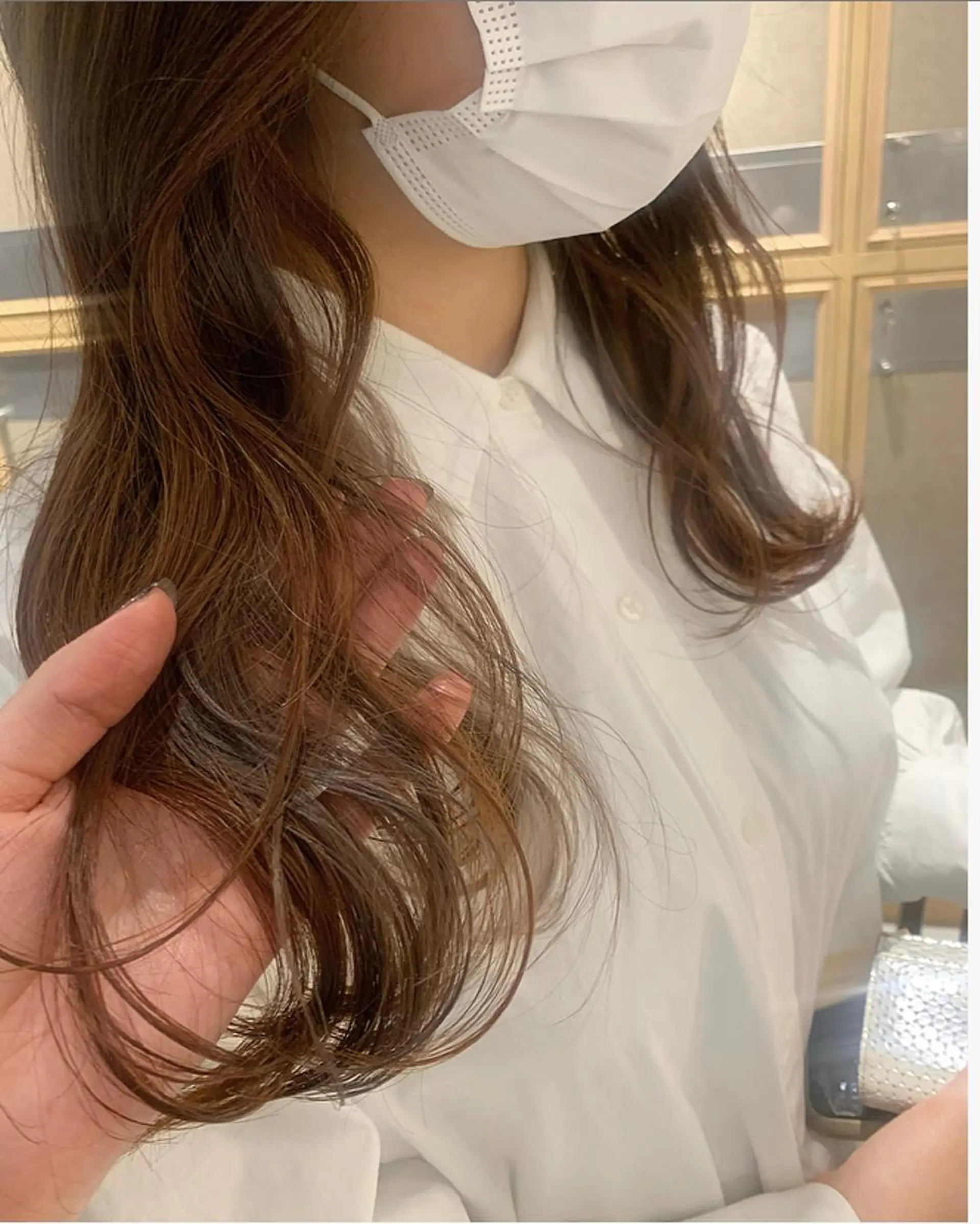 カラー ラベンダー/レイヤー スタイル🤎mamiのヘアスタイル