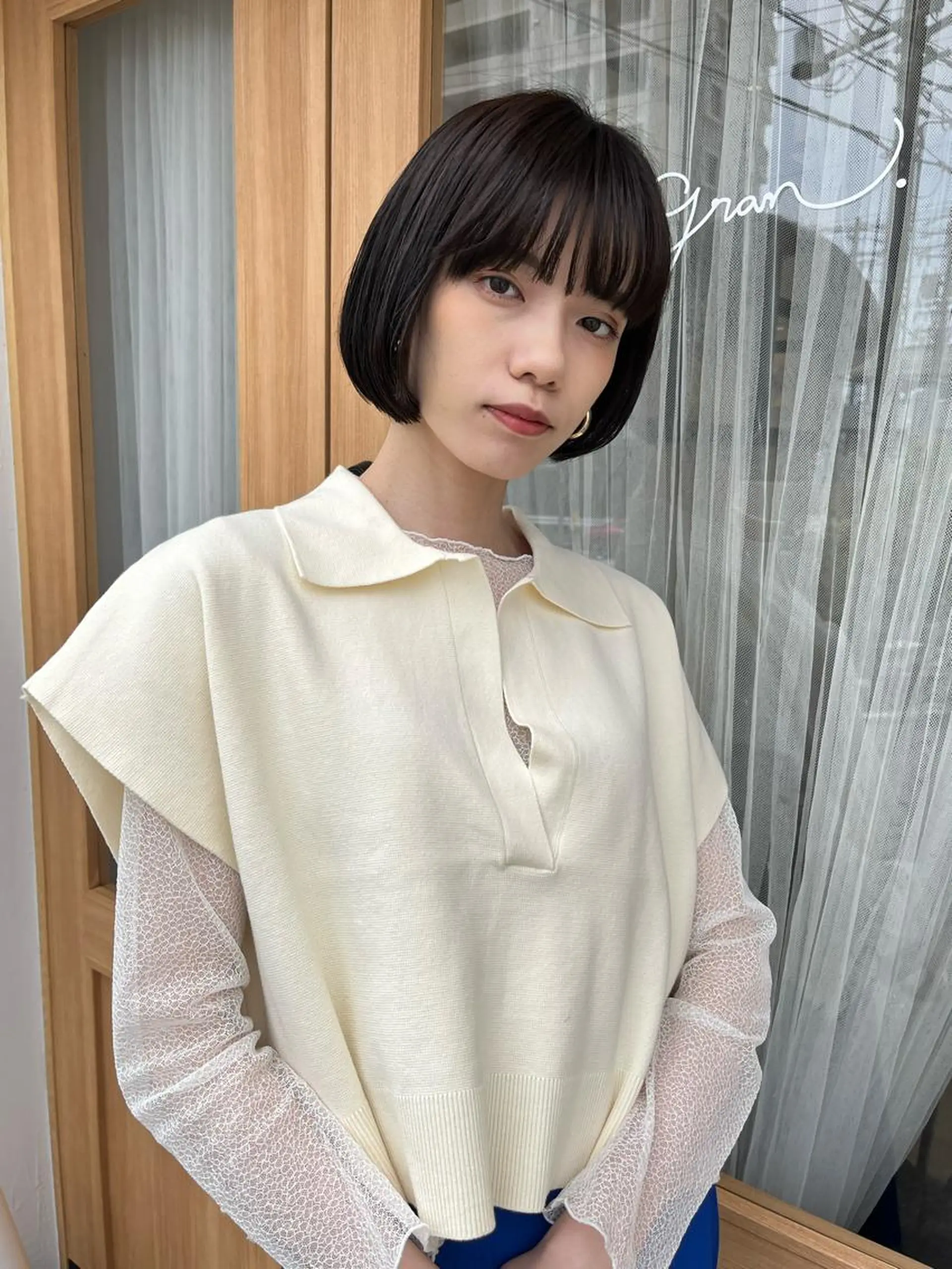 ショート ホラオク カナエのヘアスタイル