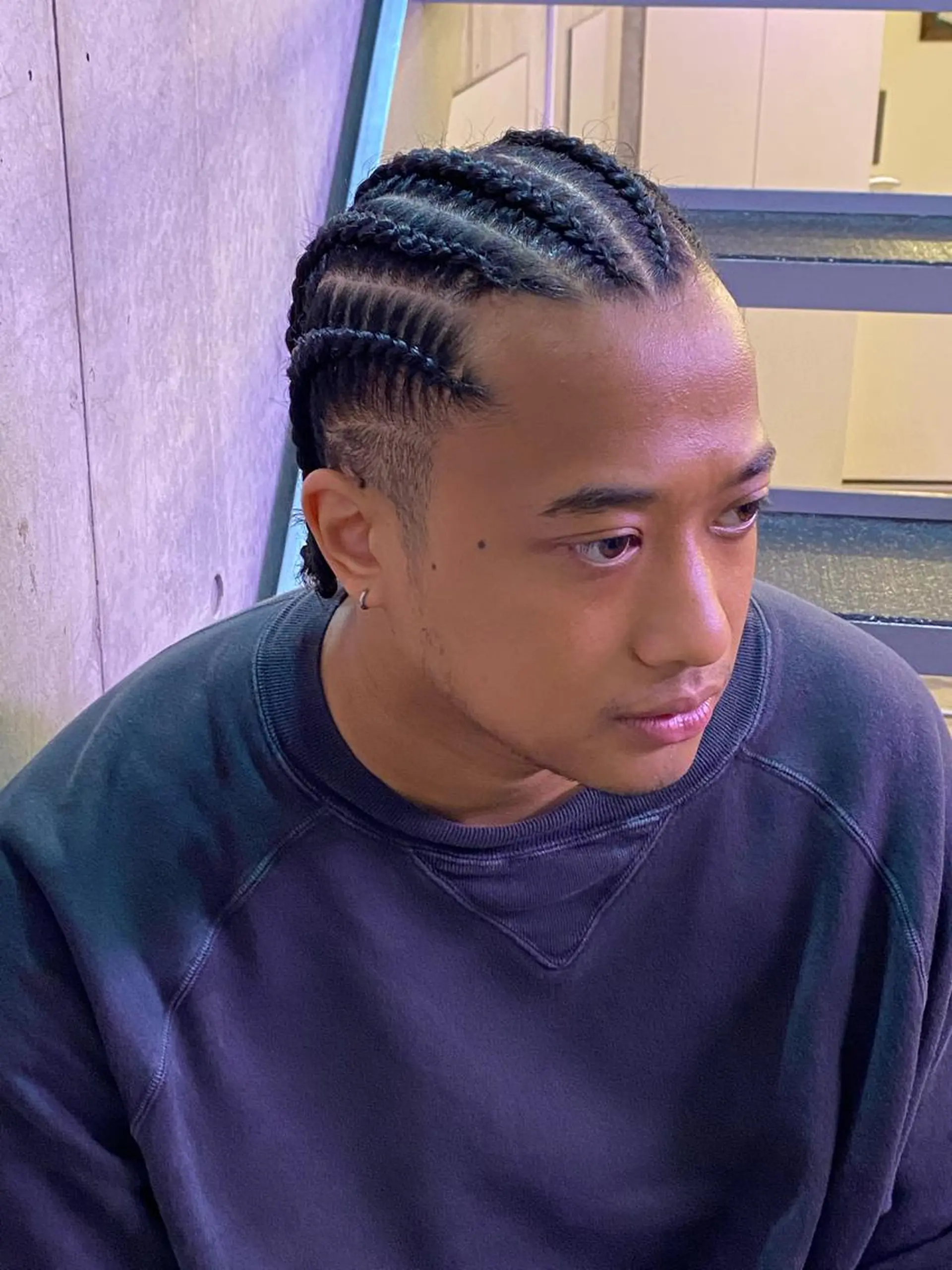 ミディアム カラー パーマ ヘアアレンジ メンズ ネイル マツエク・マツパ 中元 淳のヘアスタイル