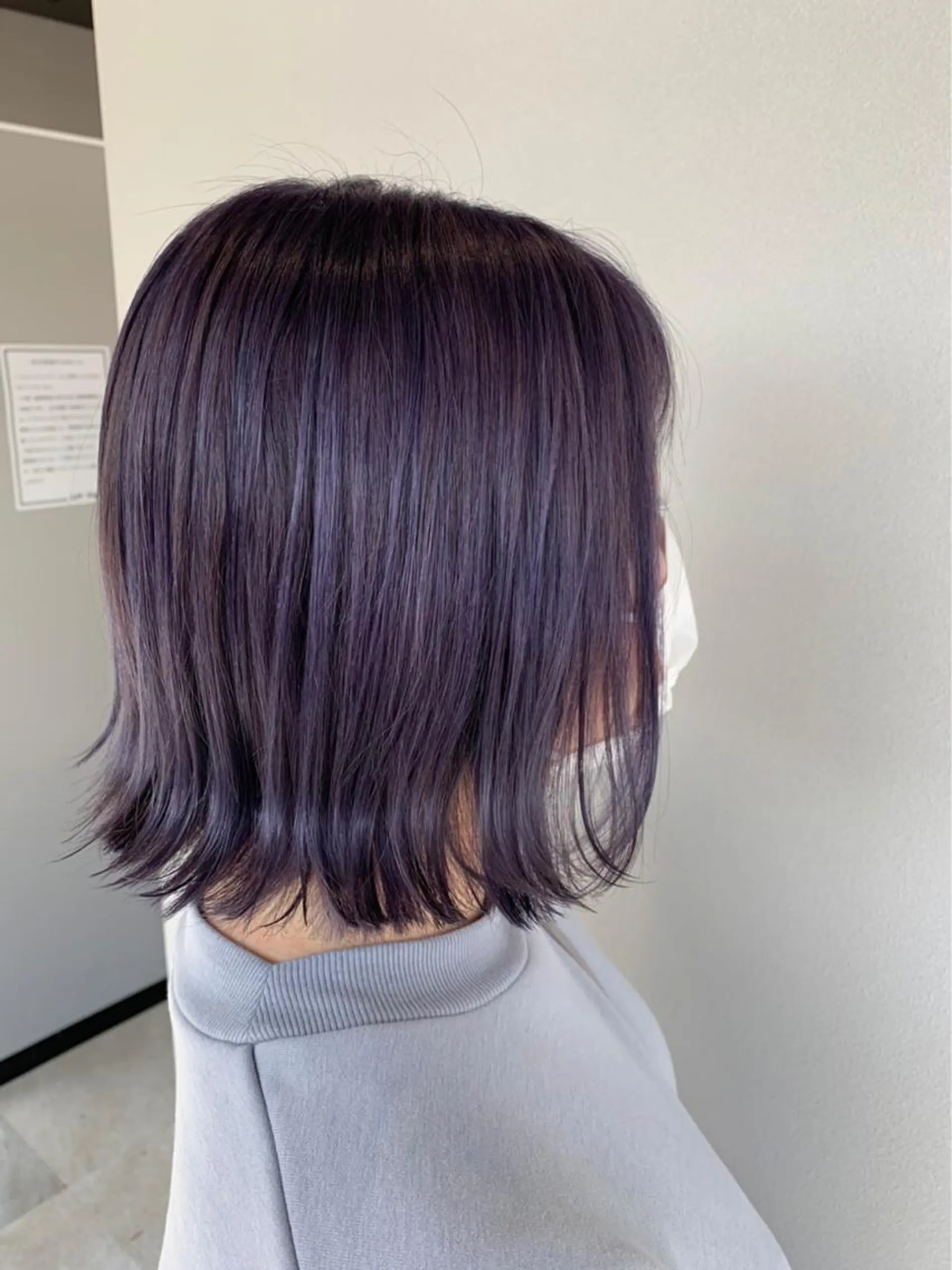 カラー ヘアカラー ルミナホワイト 店長 もえかのヘアスタイル