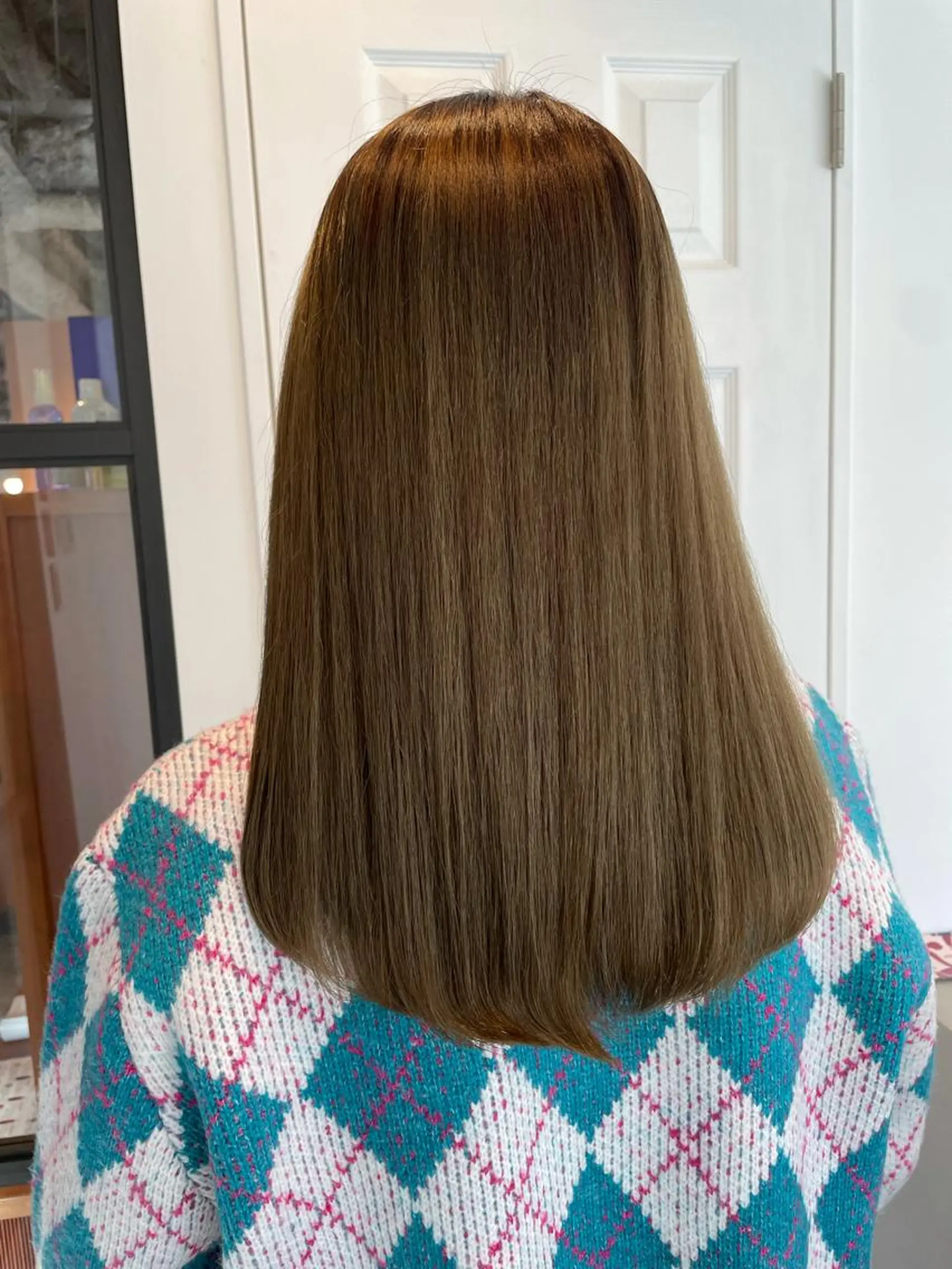 セミロング カラー ベージュカラー オリーブベージュ カット ヘアカラー トリートメント 中目黒🌼 🌼ハナのヘアスタイル