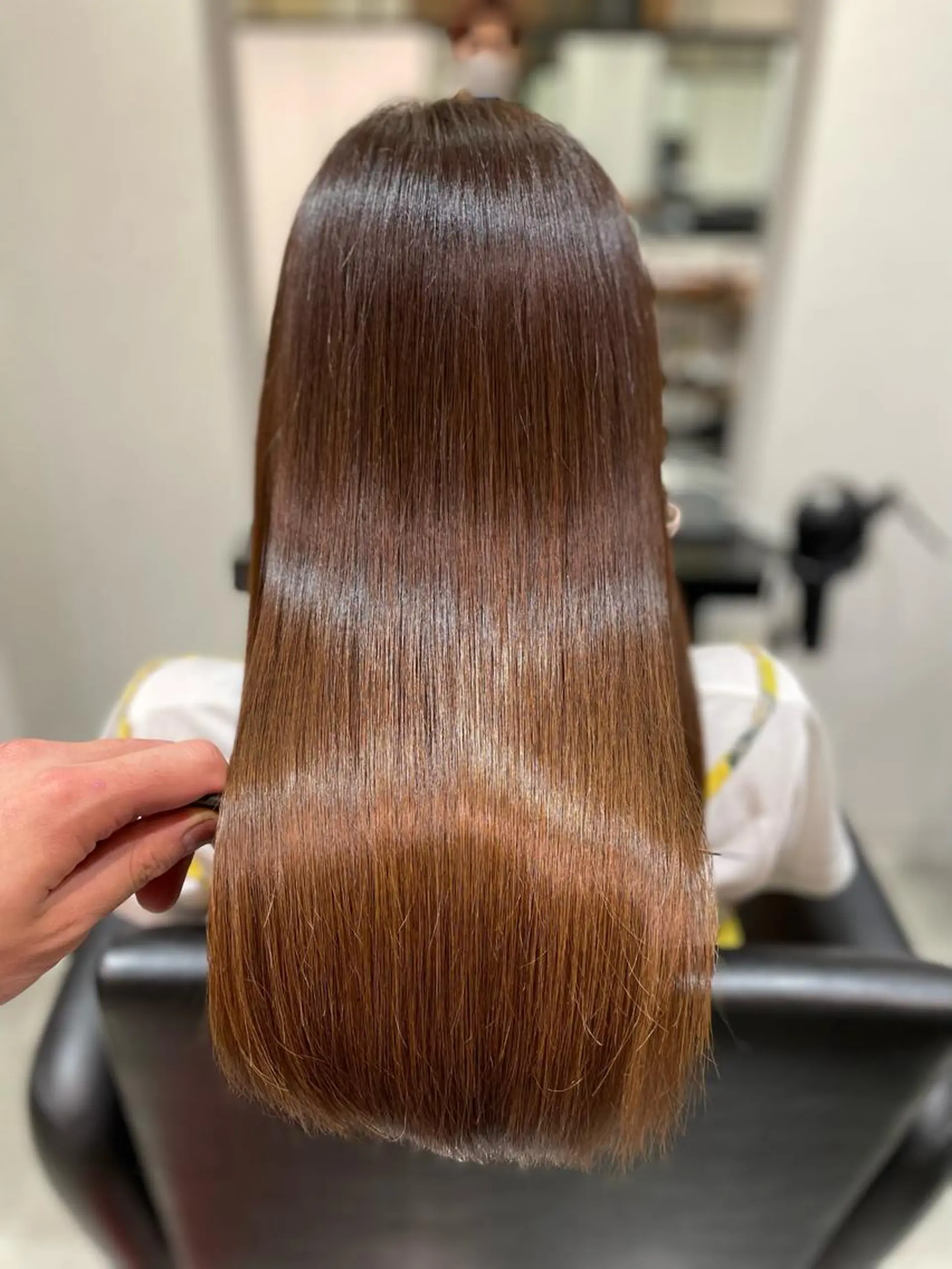 セミロング 美髪矯正 Rioのヘアスタイル