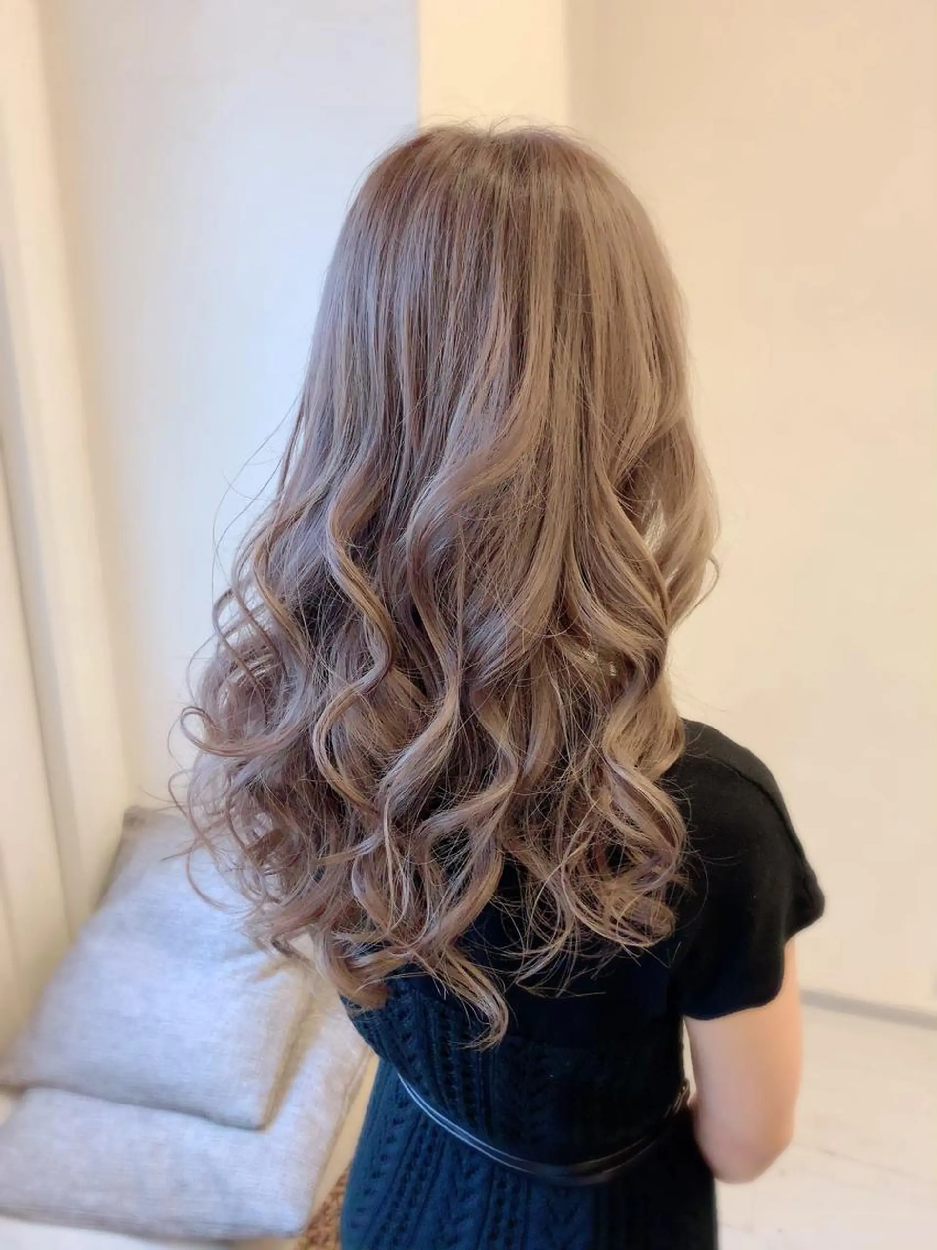 ロング カラー グレージュ カット ヘアカラー トリートメント 💎JADE GRACE💎のヘアスタイル