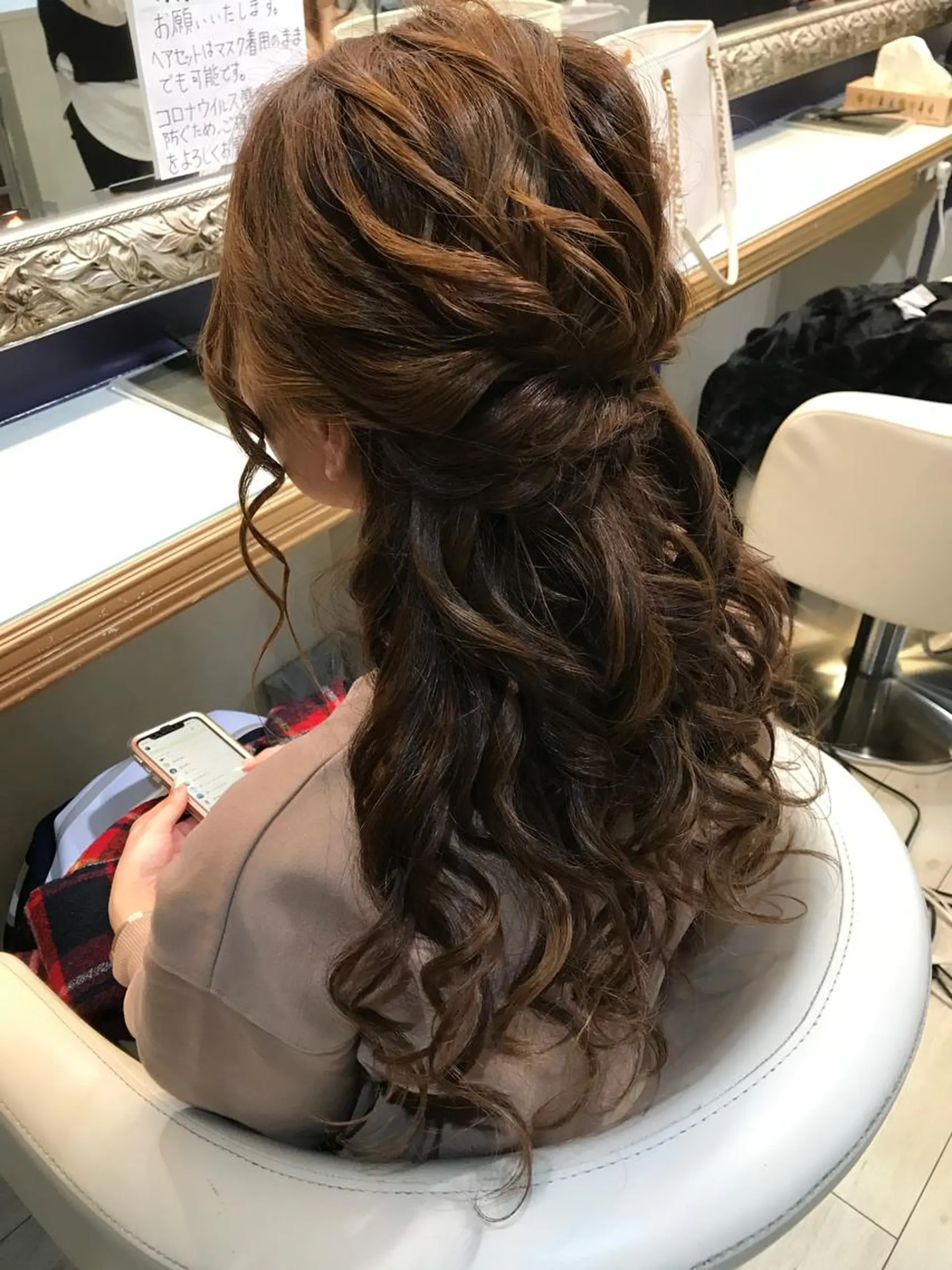 ロング カラー ヘアアレンジ 【enil代表】 杉林和哉のヘアスタイル
