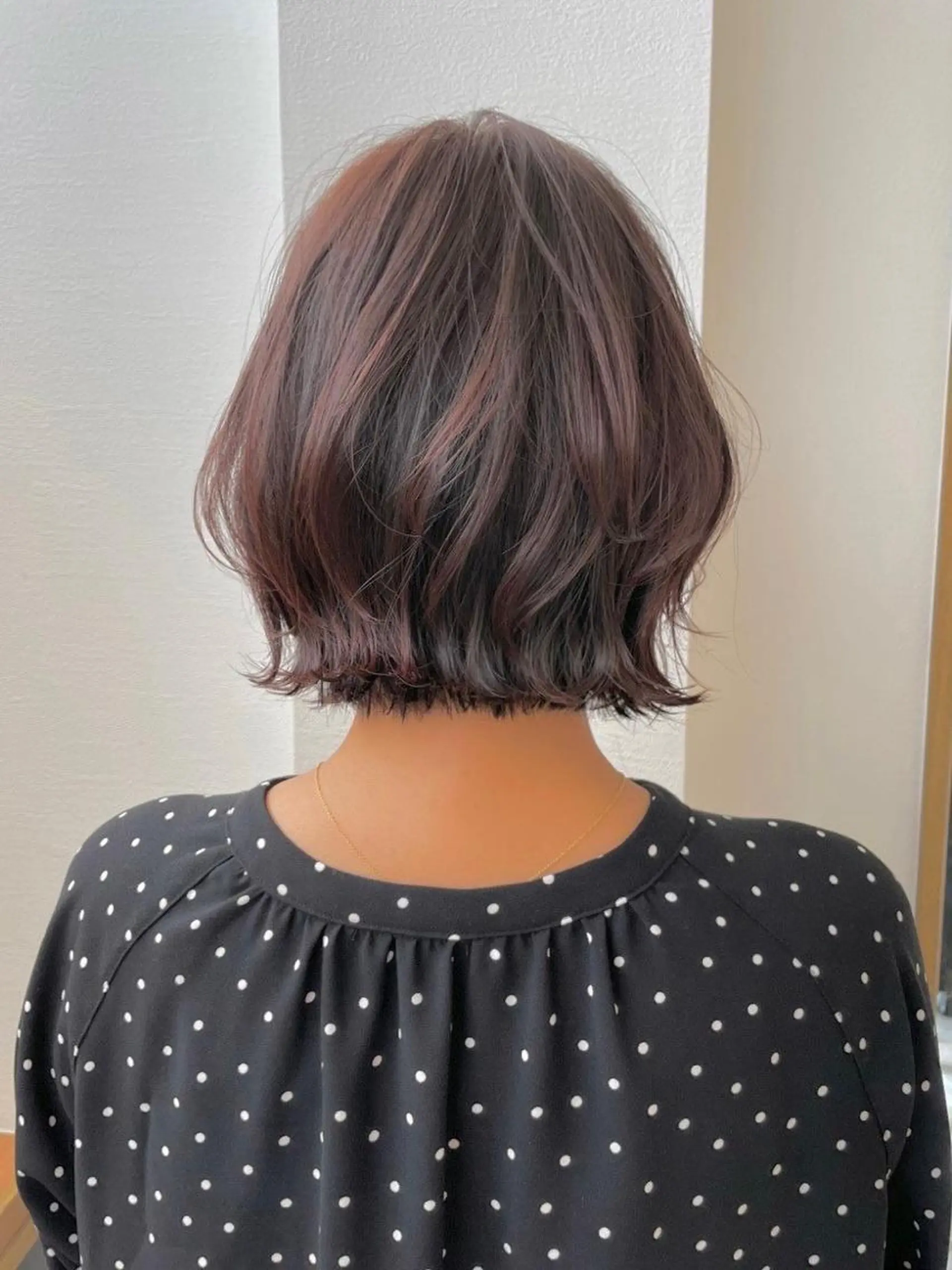 ミディアム カット ヘアカラー トリートメント 顔周り🇰🇷ロンド レイヤー✨カジワラのヘアスタイル