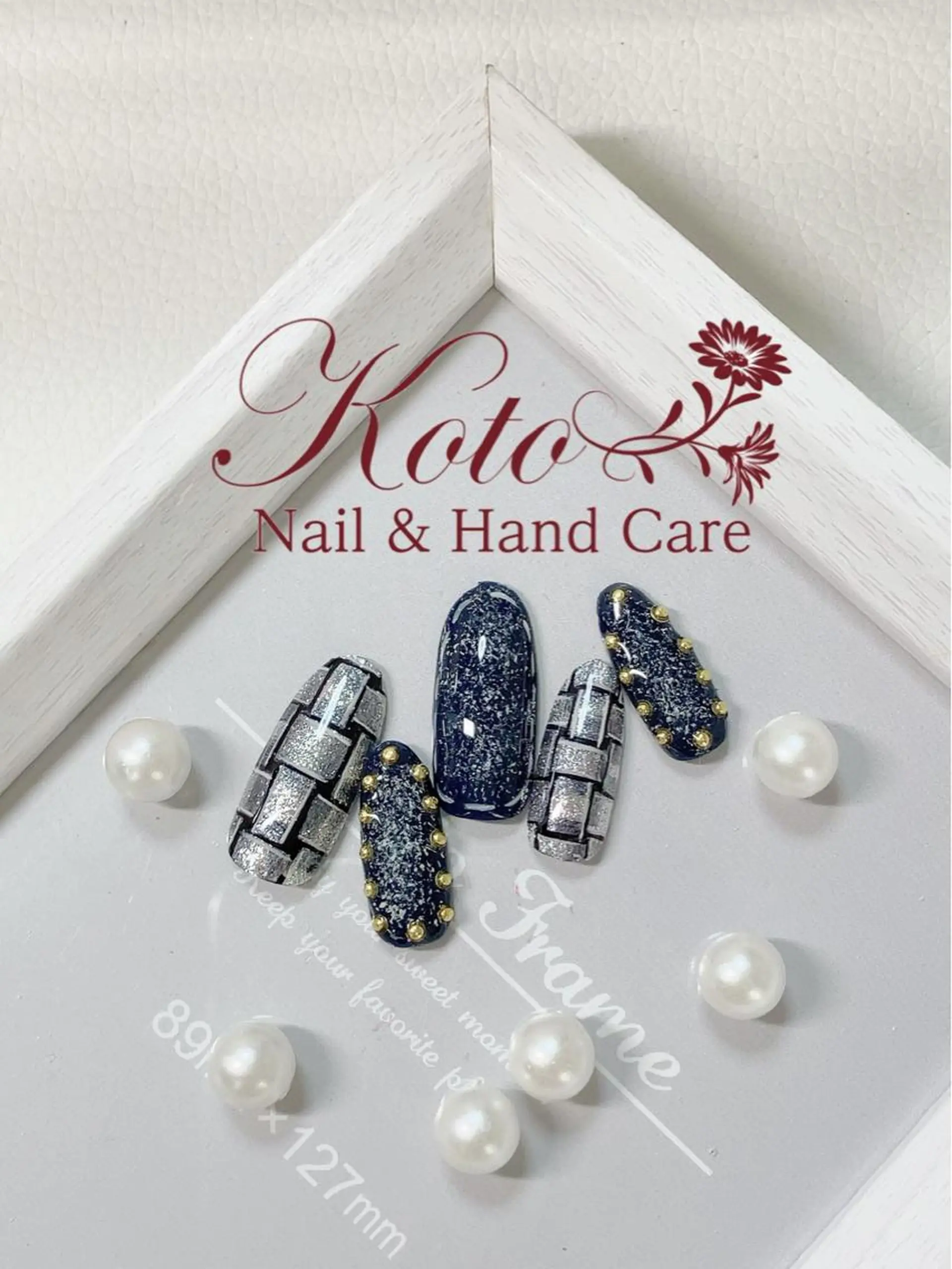 ネイル 長さ出し フットネイル フレンチネイル ジェルネイル 韓国ネイル Risa ネイルサロンKOTOのネイルデザイン