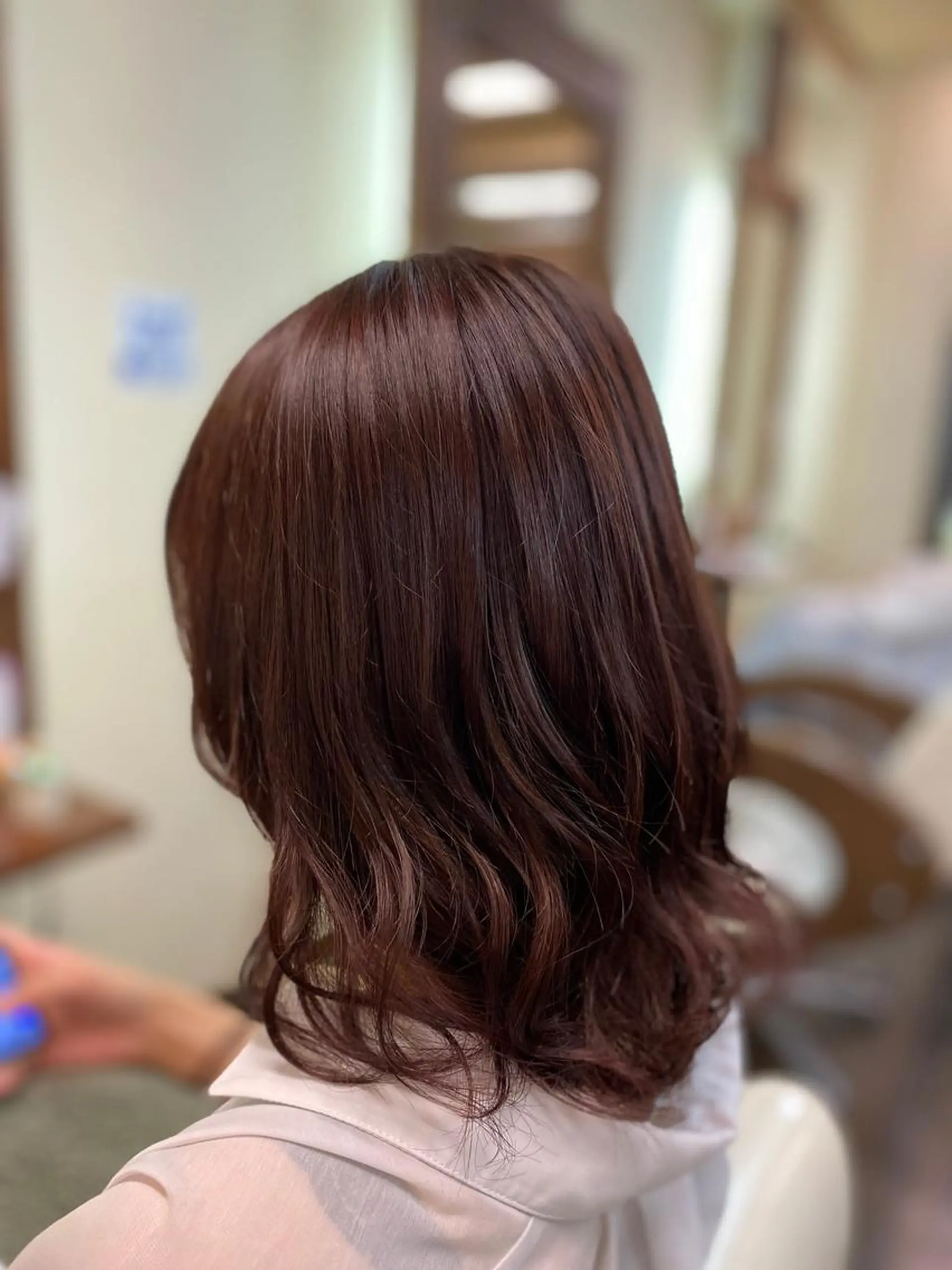 ミディアム カラー ヘアアレンジ メンズ 加藤 瑠美のヘアスタイル