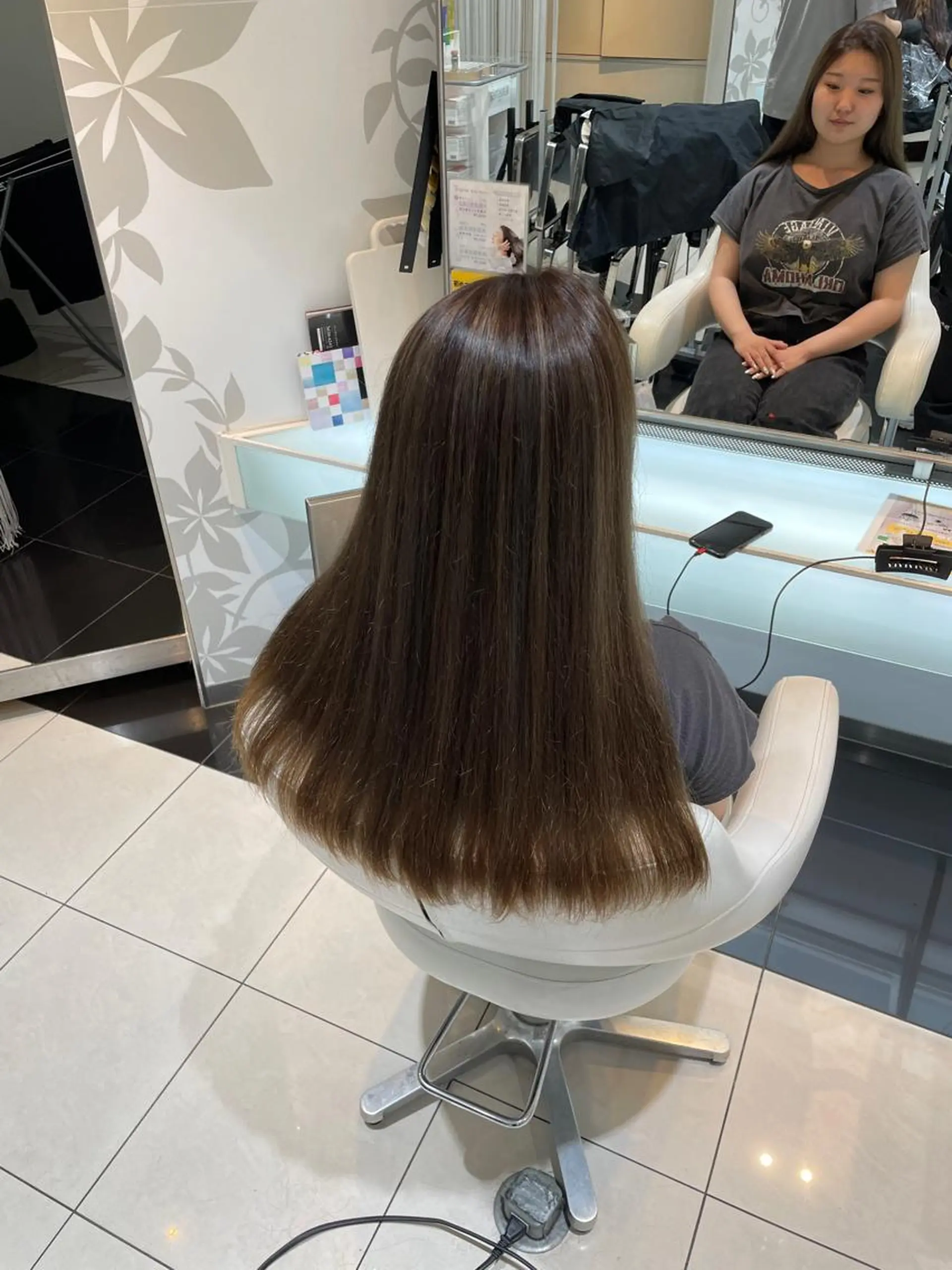 ロング カラー ヘアカラー トリートメント 低ダメージ特化🌱 佐野優斗のヘアスタイル