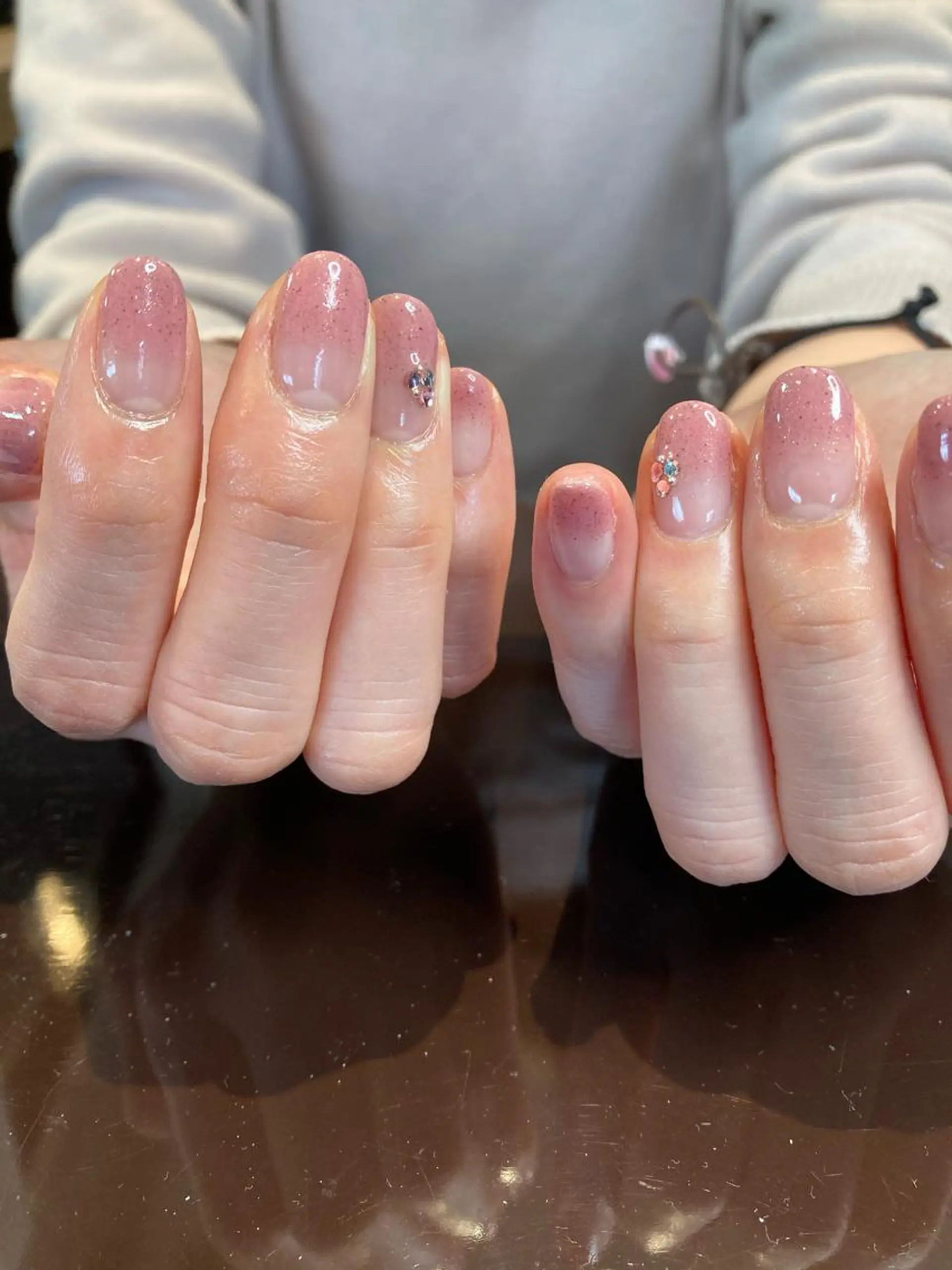 ショート ハンドネイル Monica nails/福島のネイルデザイン