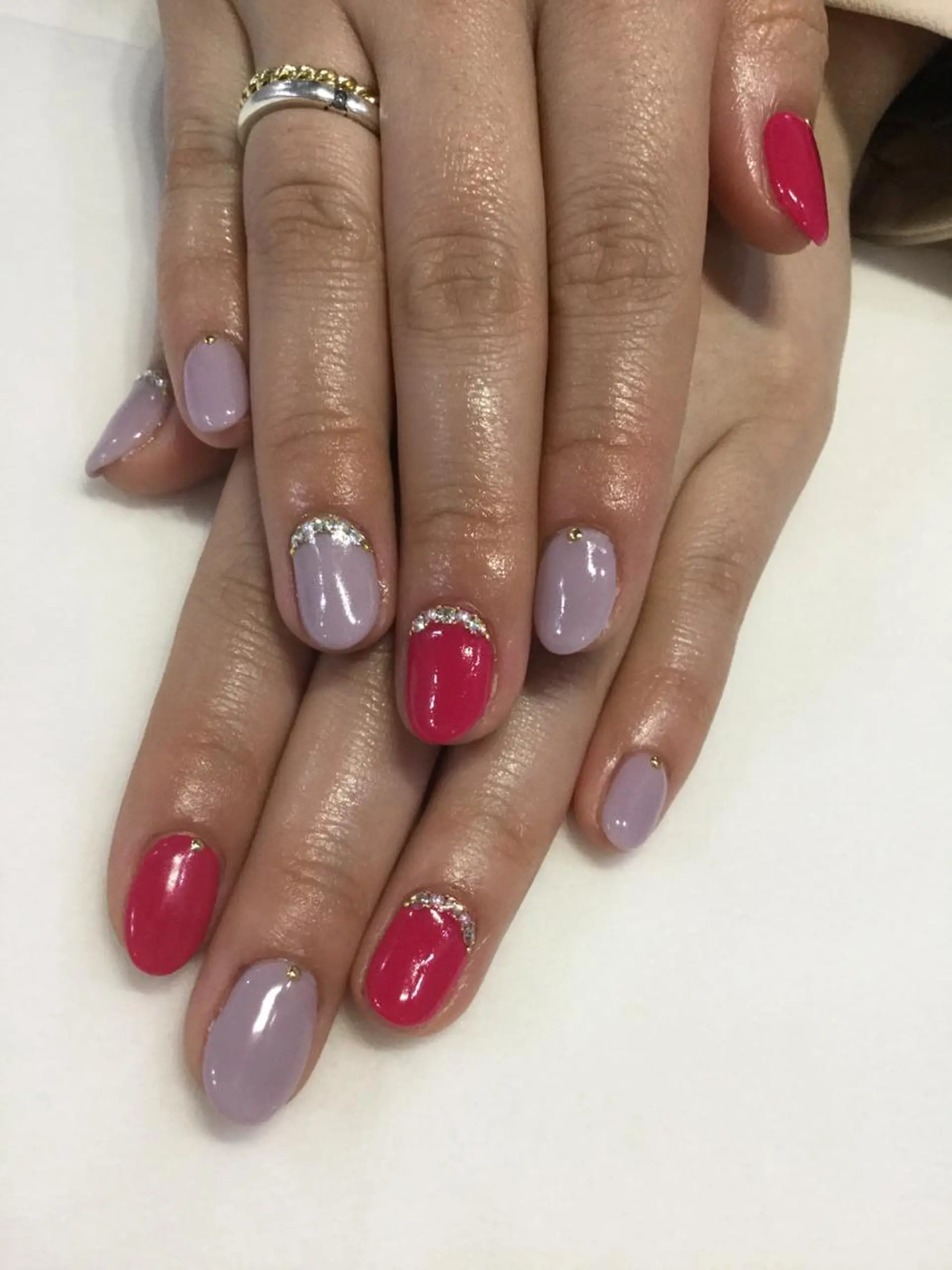 ネイル ハンドネイル 💎🐰 saki. m 🐰💎のネイルデザイン