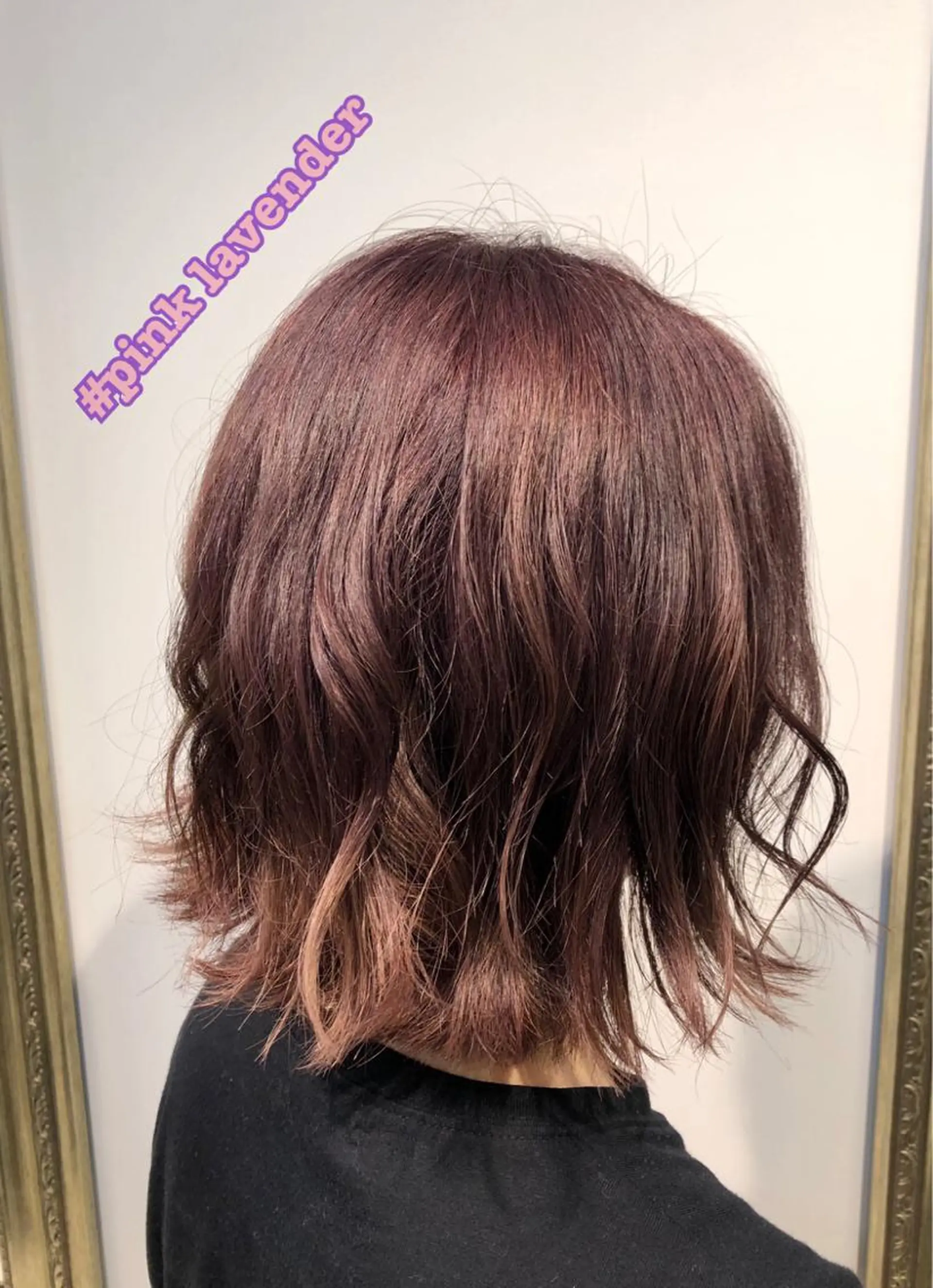 ミディアム カラー ベージュカラー ブリーチ ラベンダーカラー オレンジ ピンクカラー 🤍中野 レオ🤍のヘアスタイル