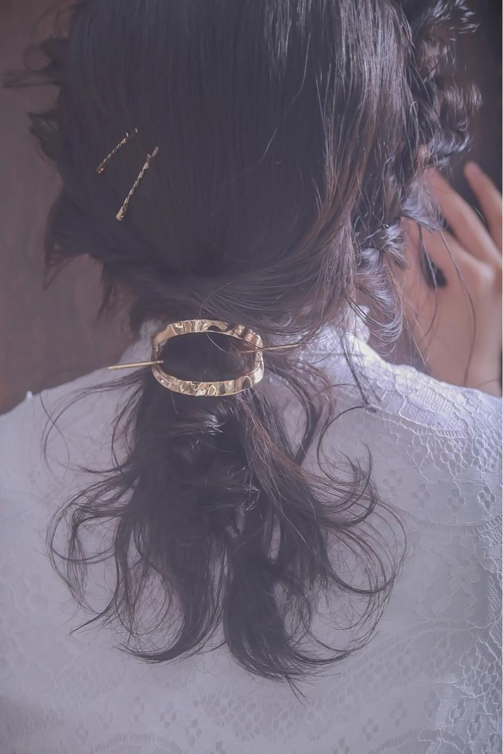 セミロング ヘアアレンジ 伊藤 裕貴のヘアスタイル