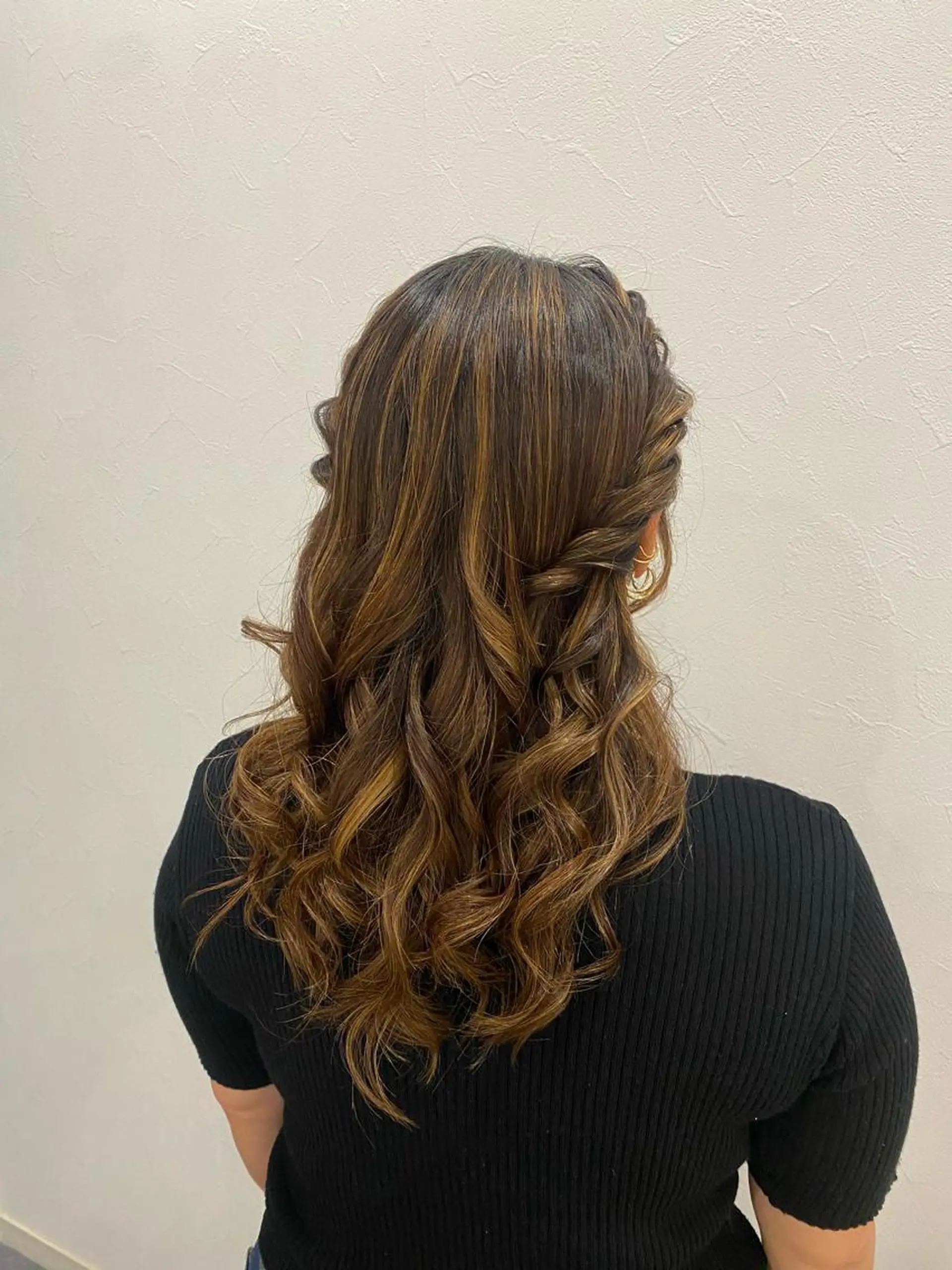 ロング ヘアアレンジ ヘアセット Mikazuki オーナーTeradaのマツエク・マツパデザイン