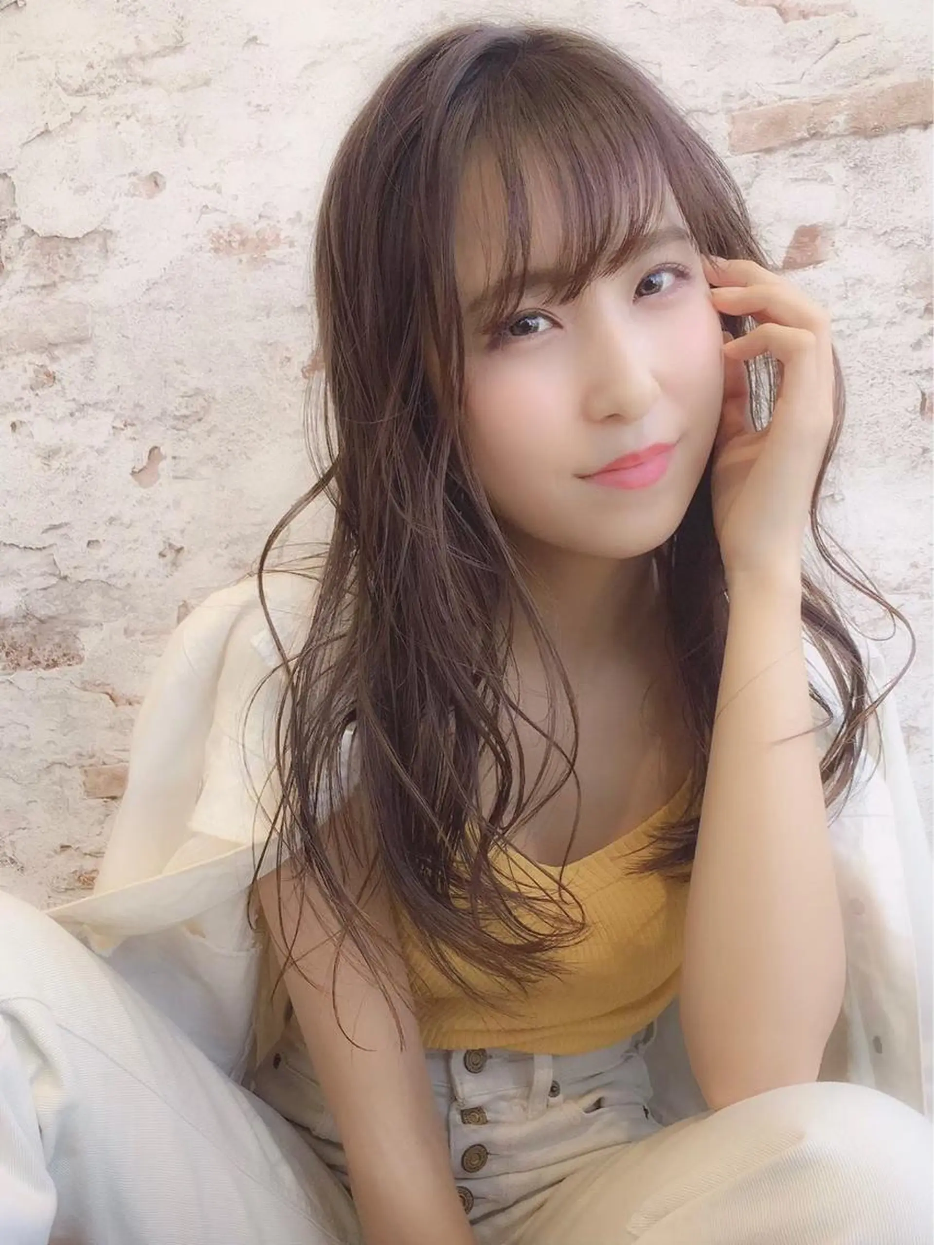 ミディアム カラー ヘアアレンジ Watai 艶髪 當間 大知のヘアスタイル