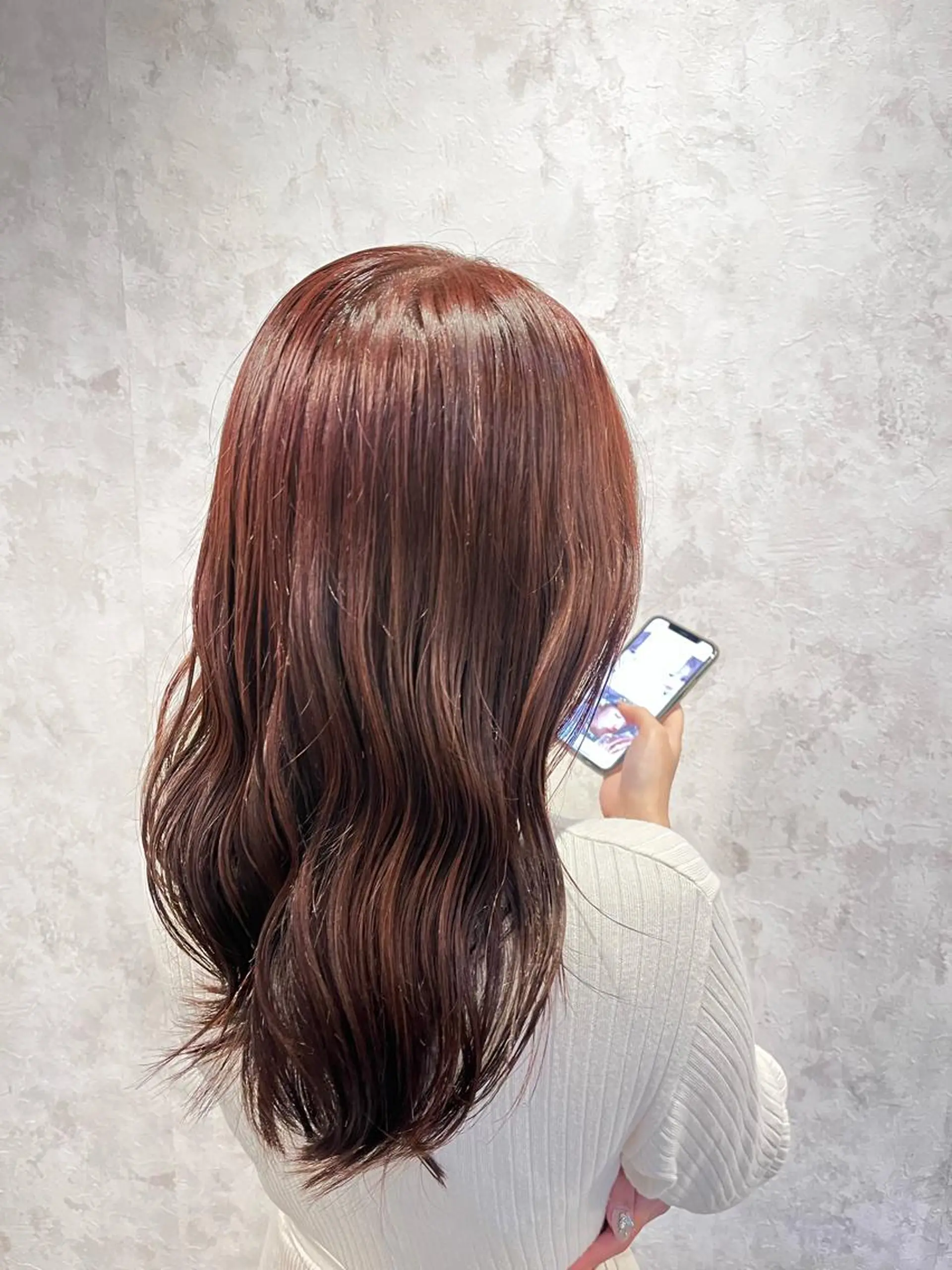 カラー ブラウンカラー ピンクカラー 佐藤槙哉 サトウシンヤのヘアスタイル