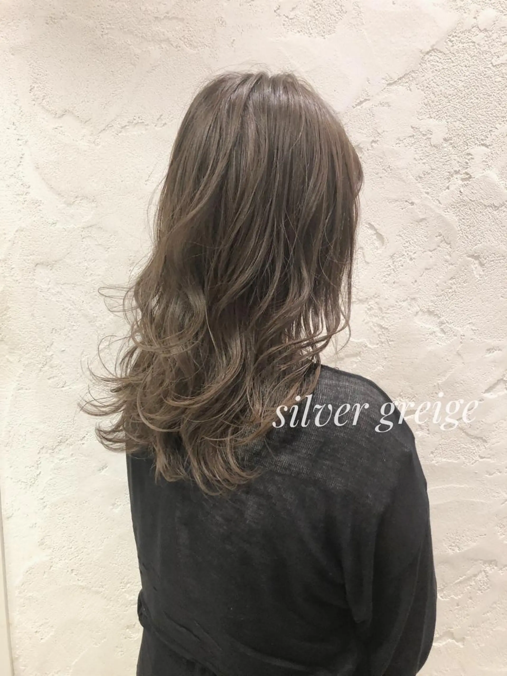 ロング ヘアカラー トリートメント ヘアセット ✨透明感ケアカラー✨ 長野ゆきなのヘアスタイル