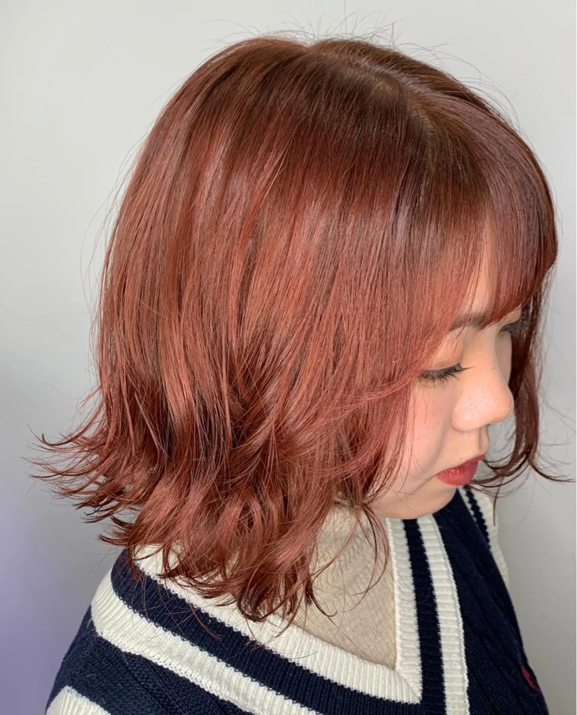 カラー ボルドーカラー ヘアカラー メンズ指名no'1 佐藤　亘のヘアスタイル