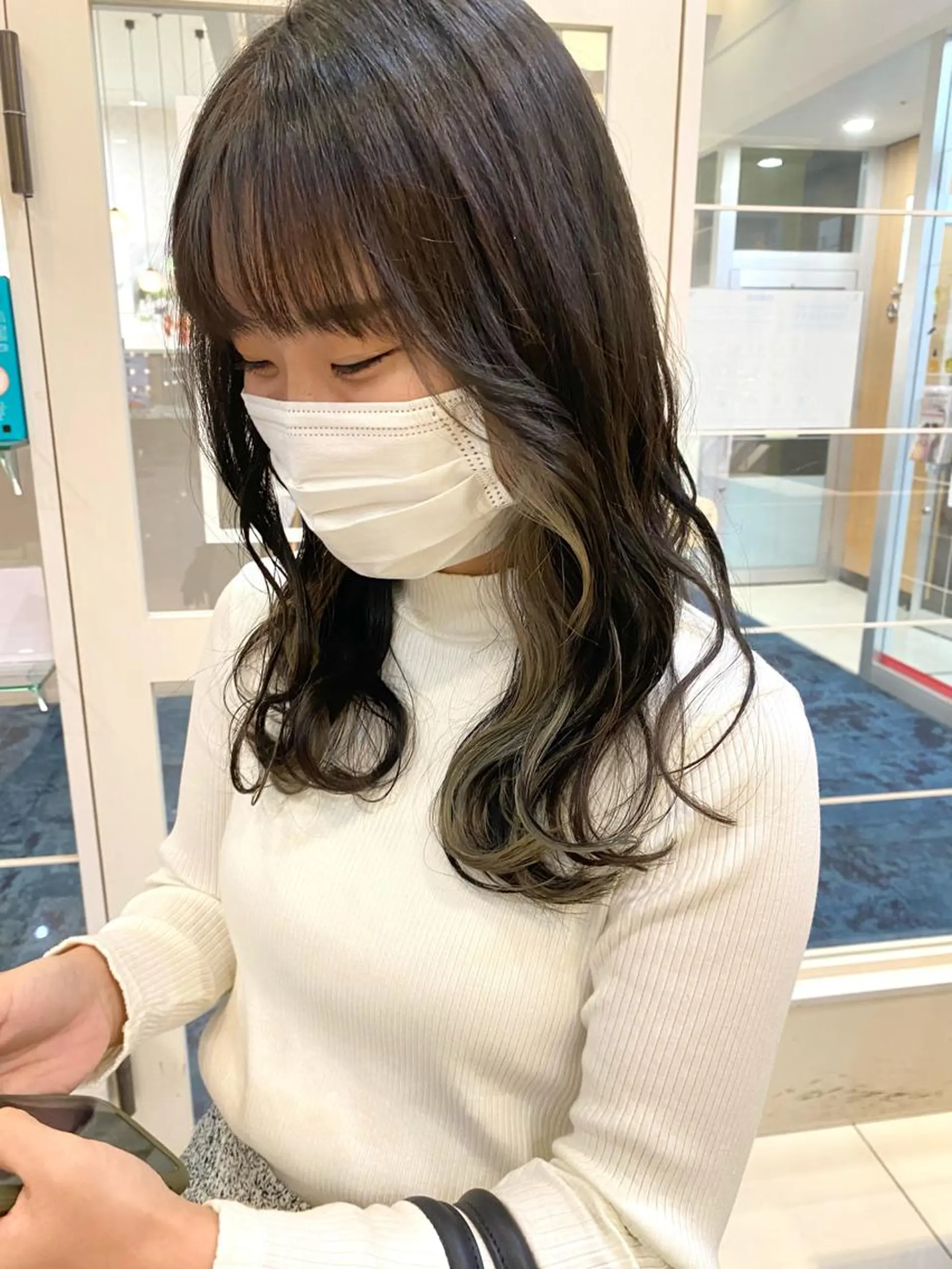 ロング カラー riho/ブリーチ/ デザインカラー/辻堂のヘアスタイル