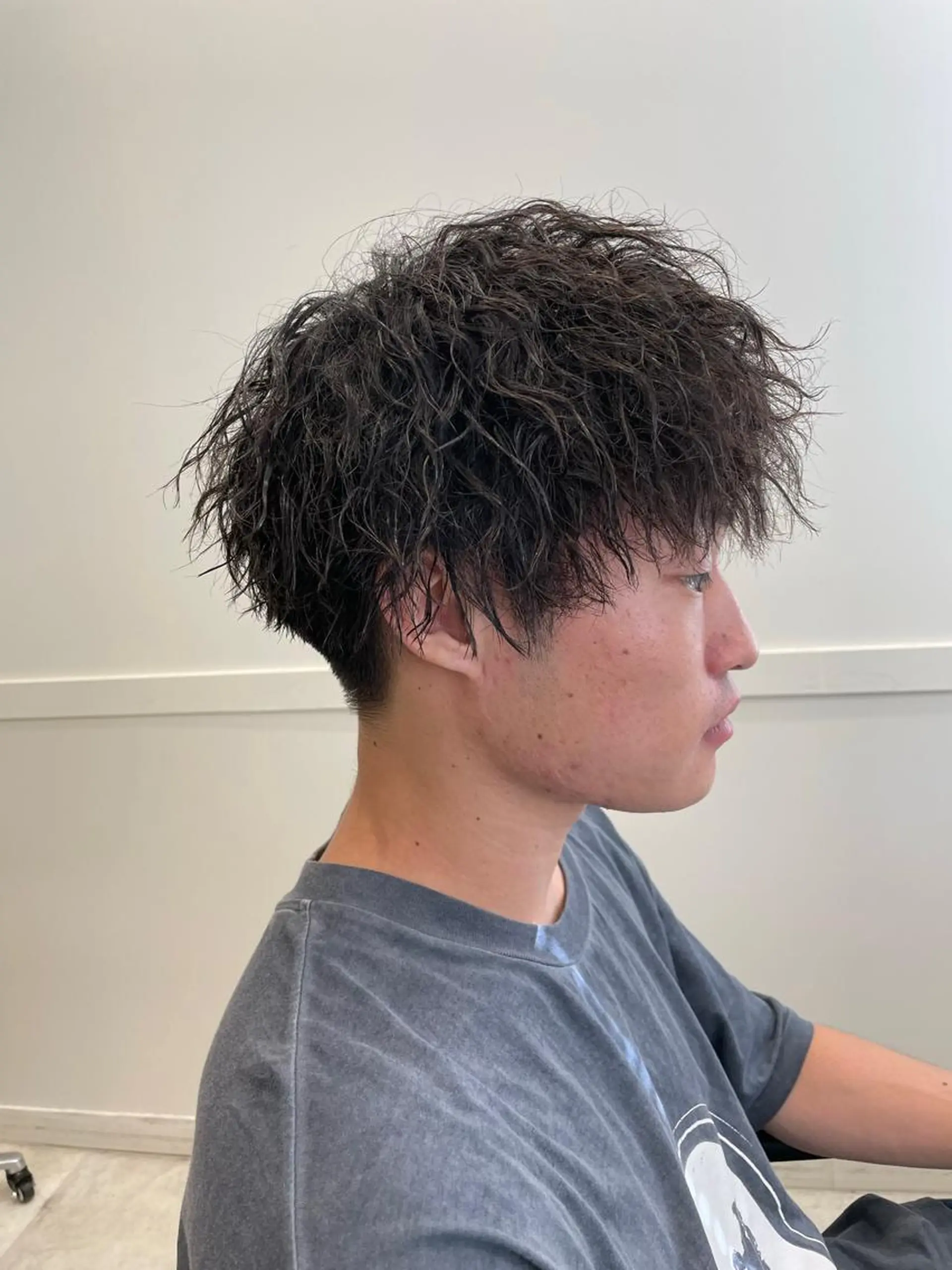 パーマ メンズ マッシュ 刈り上げ メンズ特化 パーマ/オザワのヘアスタイル