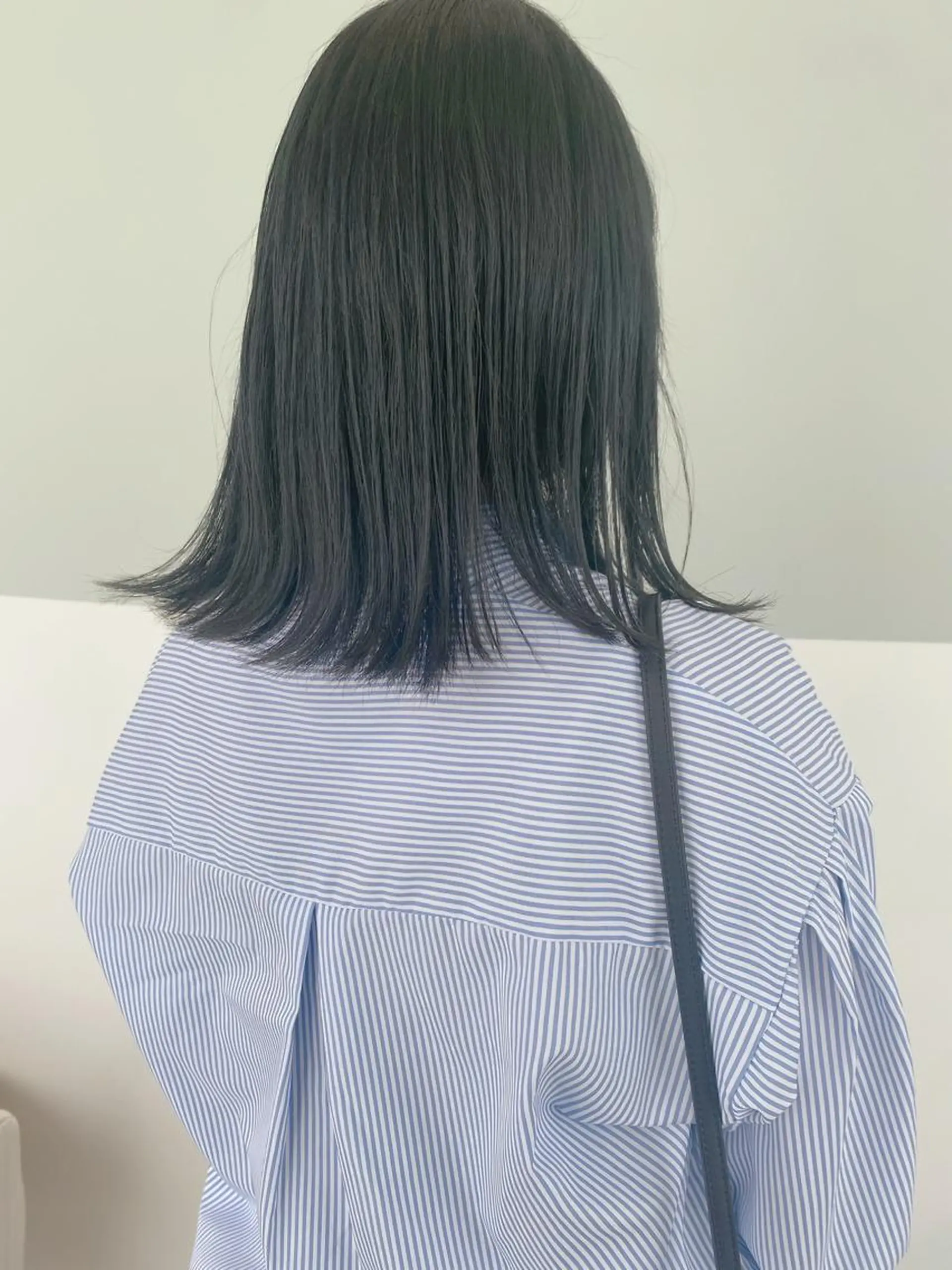 セミロング 縮毛矯正 艶髪/モテヘア🎀 MIHOのヘアスタイル