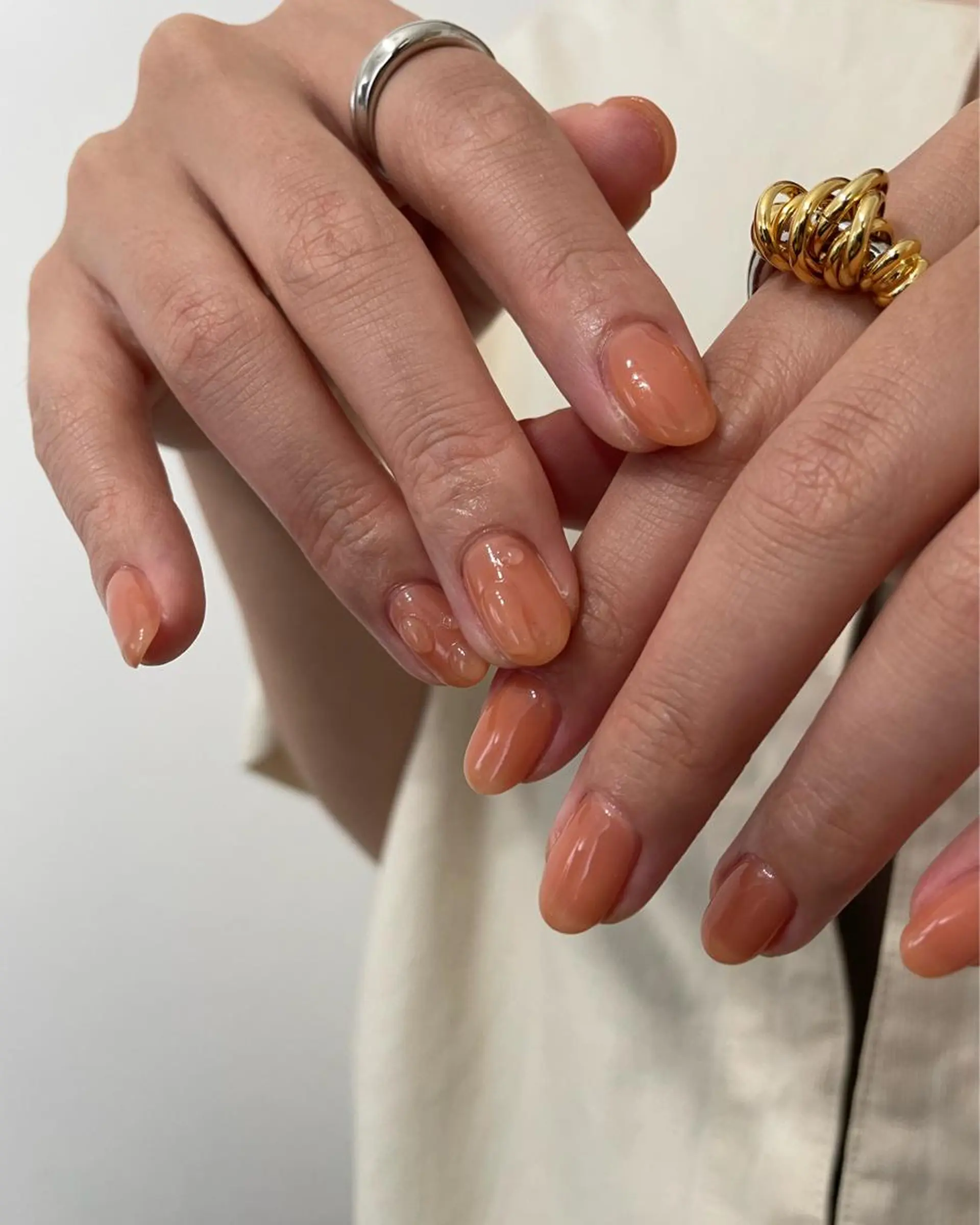 ネイル アートネイル ワンカラーネイル ハンドネイル フットネイル kiii.__ ✴︎*のネイルデザイン