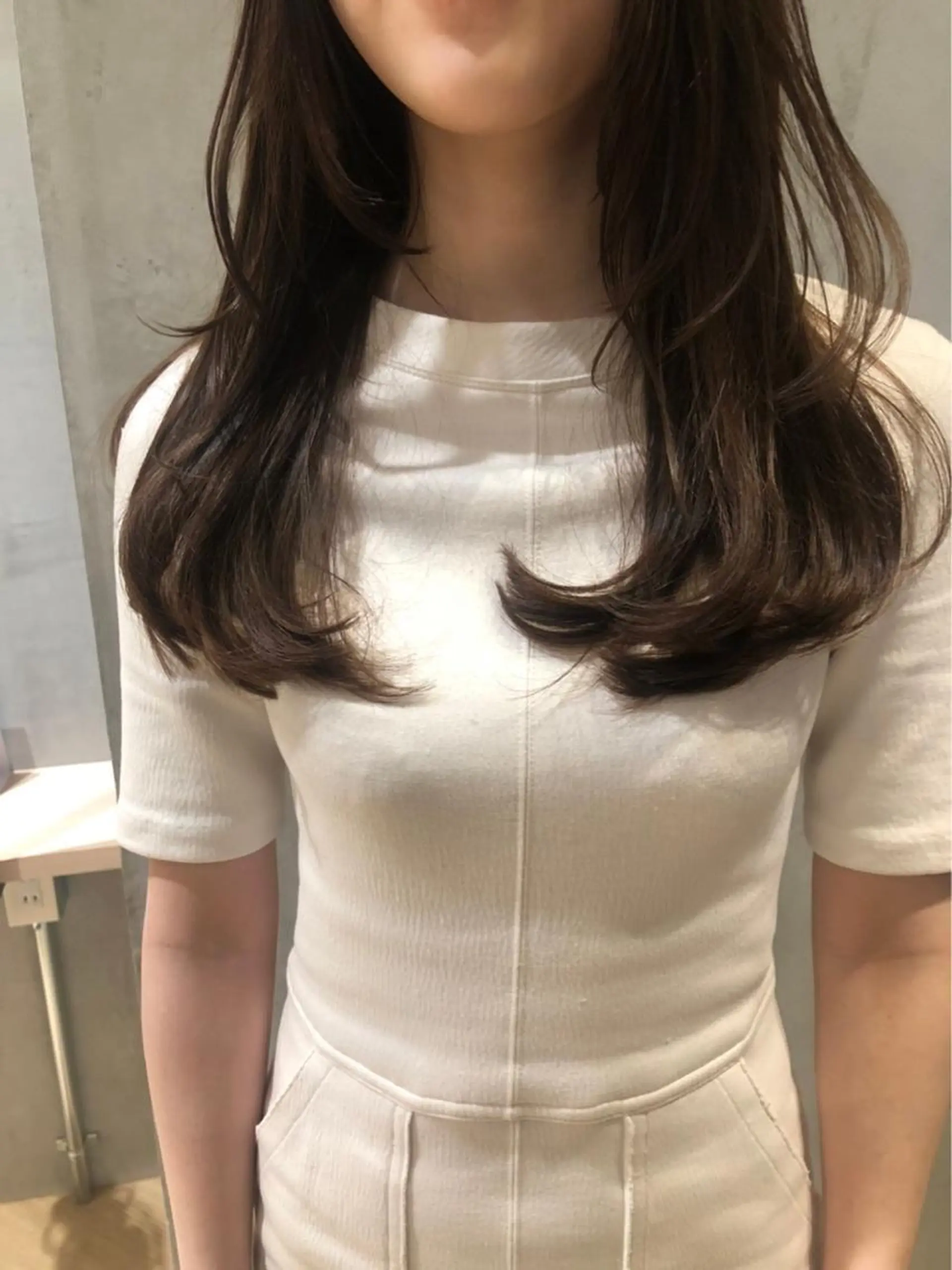 セミロング カラー ヘアアレンジ ハイトーンカラー 高井瑠華🌼 ストカールカット特化のヘアスタイル