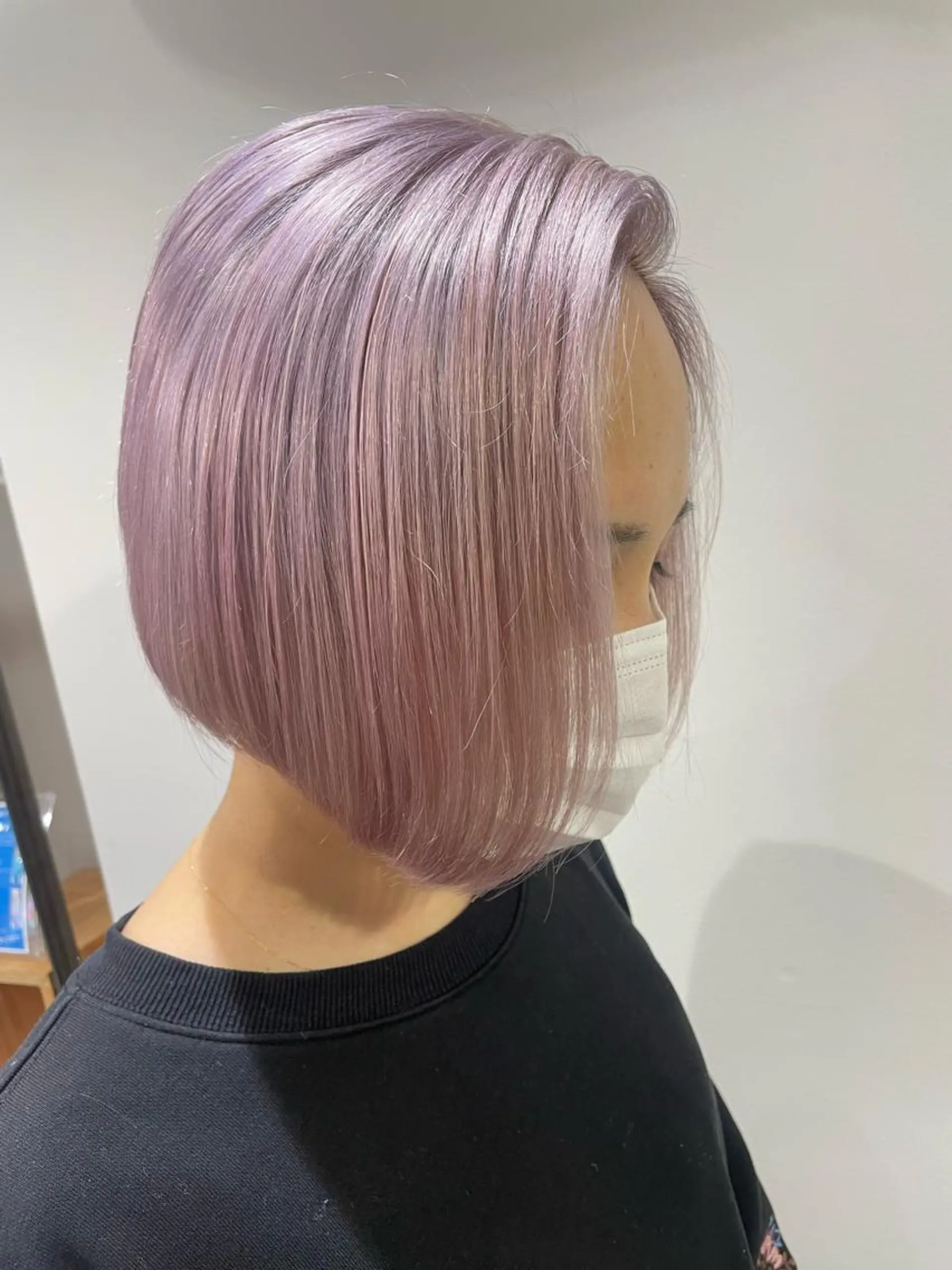 ショート カラー ブリーチ ピンクカラー ホワイトピンク ヘアカラー トリートメント 平澤 萌香のその他イメージ