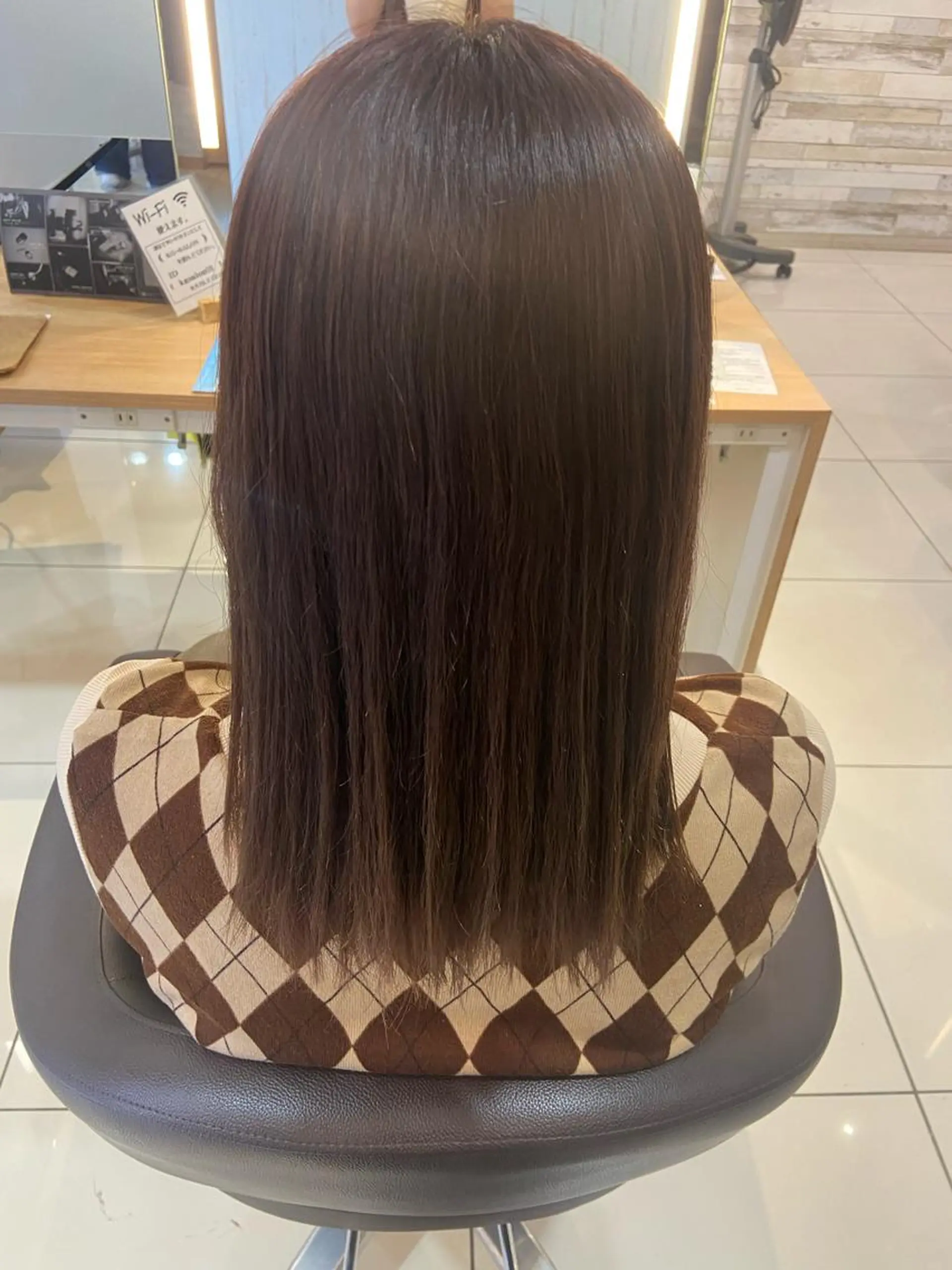 セミロング カラー ヘアカラー ボブカット/アレンジ /さきのヘアスタイル